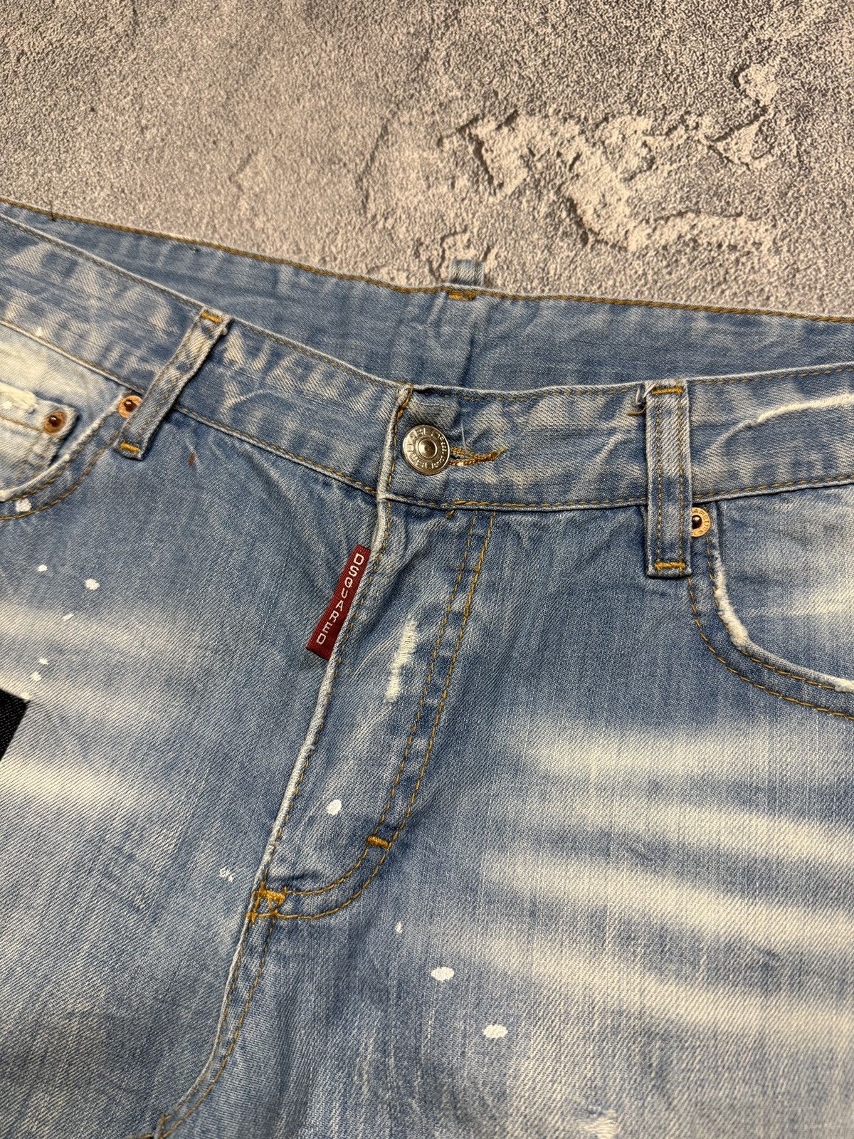 Dsquared2 Dsquared Distressed Shorts In Blue Size US 34 / EU 50 - 5 Thumbnail