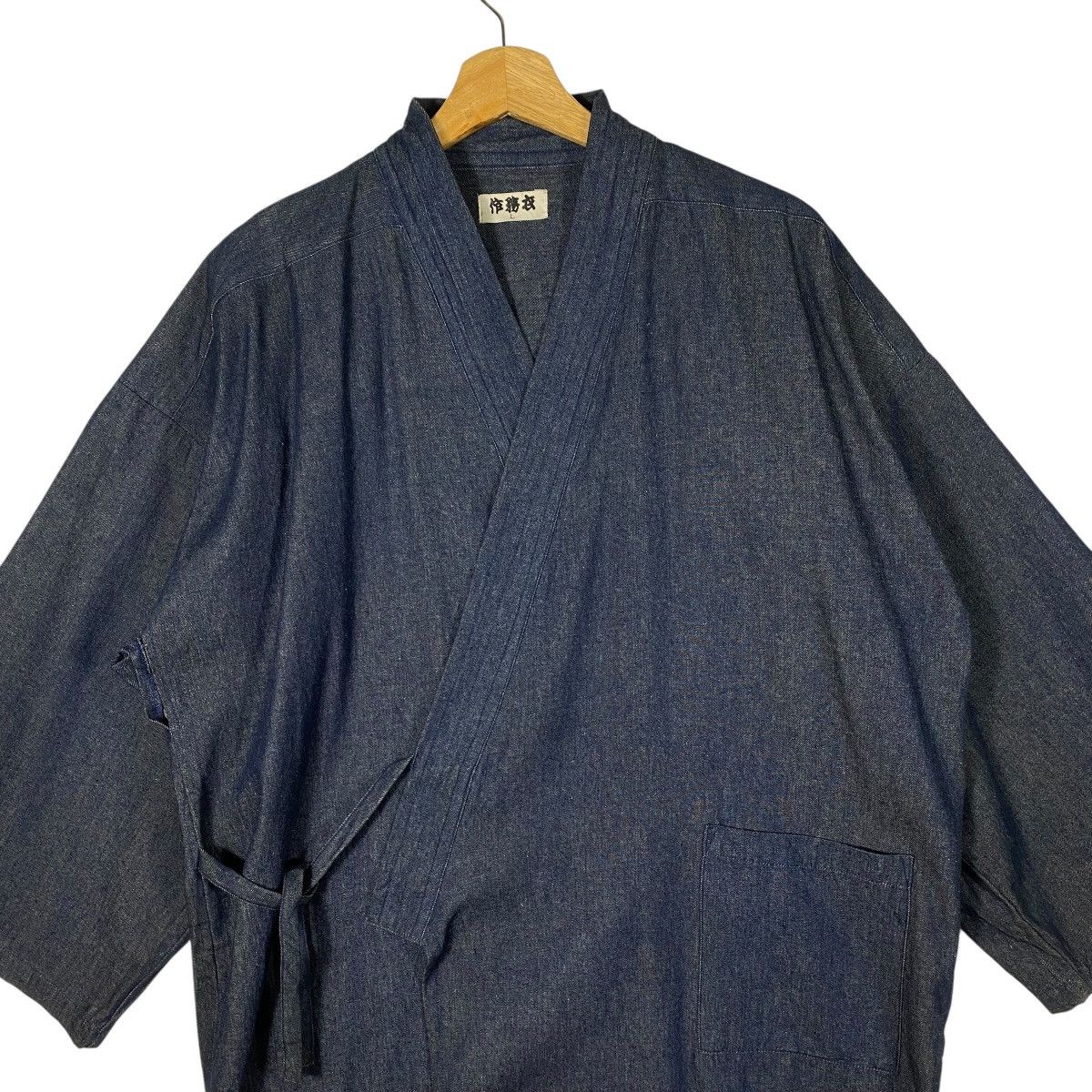 Japanese Brand Vintage Japanese Brand Kimono Denim L Size indigo Colour Size US L / EU 52-54 / 3 - 4 Thumbnail