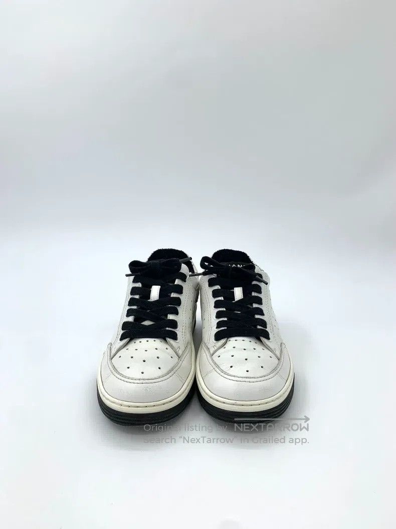 Chanel Chanel Black and white colour matching plush logo letter l Size US 6.5 / IT 36.5 - 3 Thumbnail