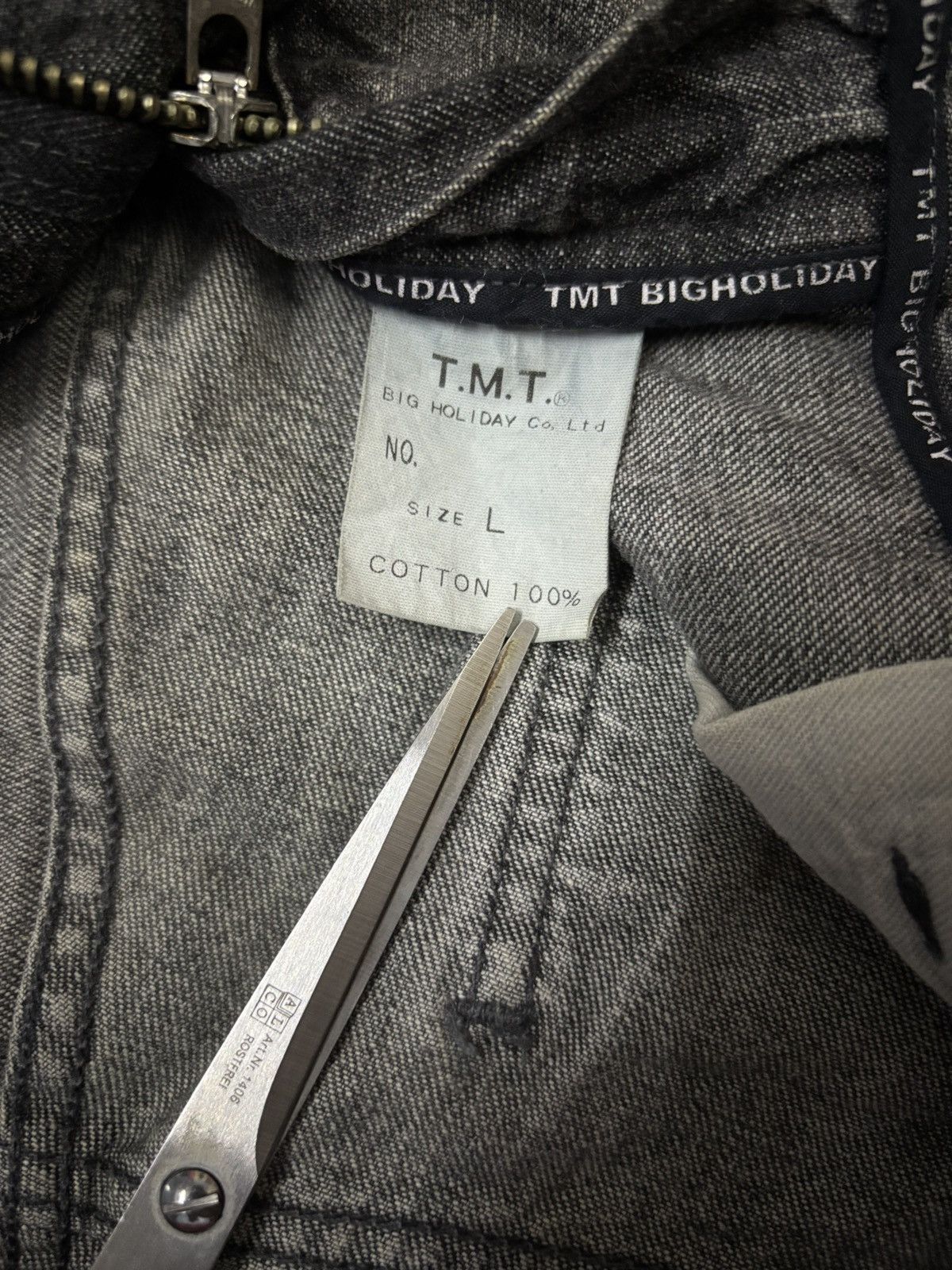 Japanese Brand Japanese Brand TMT Big Holiday Patchwork Distressed Jeans Size US 33 - 18 Thumbnail