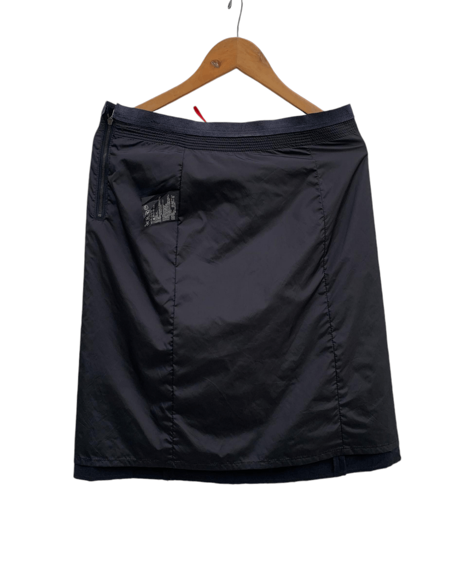 Prada Vintage PRADA Riri Zipper Wool Skirt Size 30" / US 8 / IT 44 - 3 Thumbnail