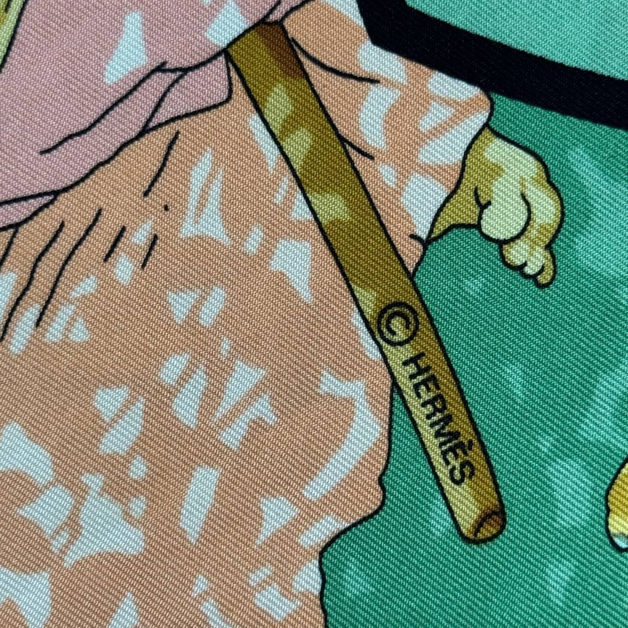 Hermes Hermes "Marche Flottant du Lac Inle" by D. Rybaltchenko Size ONE SIZE - 4 Thumbnail
