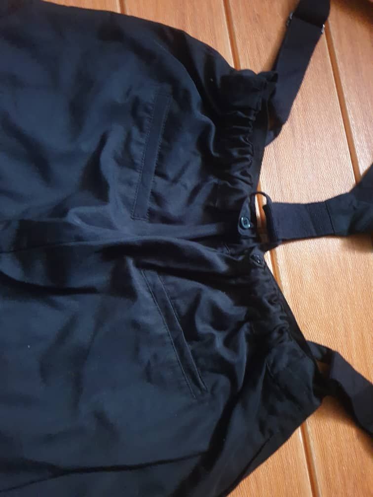 Japanese Brand Studio clip Japanese brand overall black pant Size 30" / US 8 / IT 44 - 11 Thumbnail