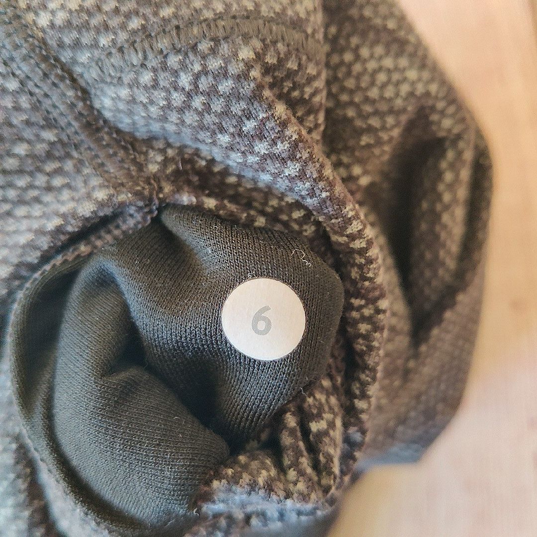 Lululemon Wunder Under Pant Diamond Jacquard Space Dye Black Slate Size 28" / US 6 / IT 42 - 8 Thumbnail