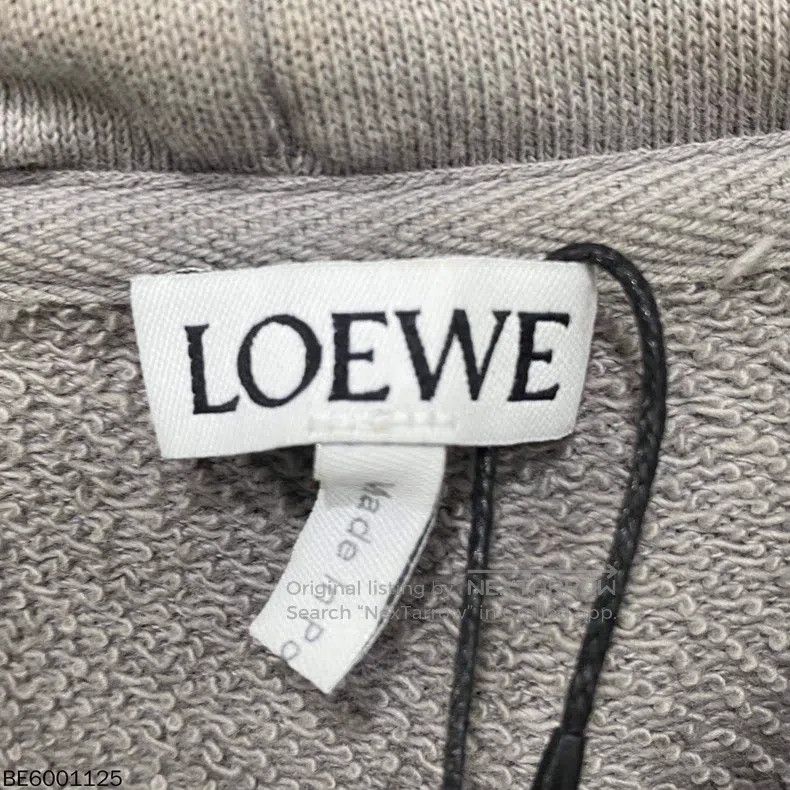 Loewe Loewe Embroidered Logo Hoodie Size US L / EU 52-54 / 3 - 3 Thumbnail