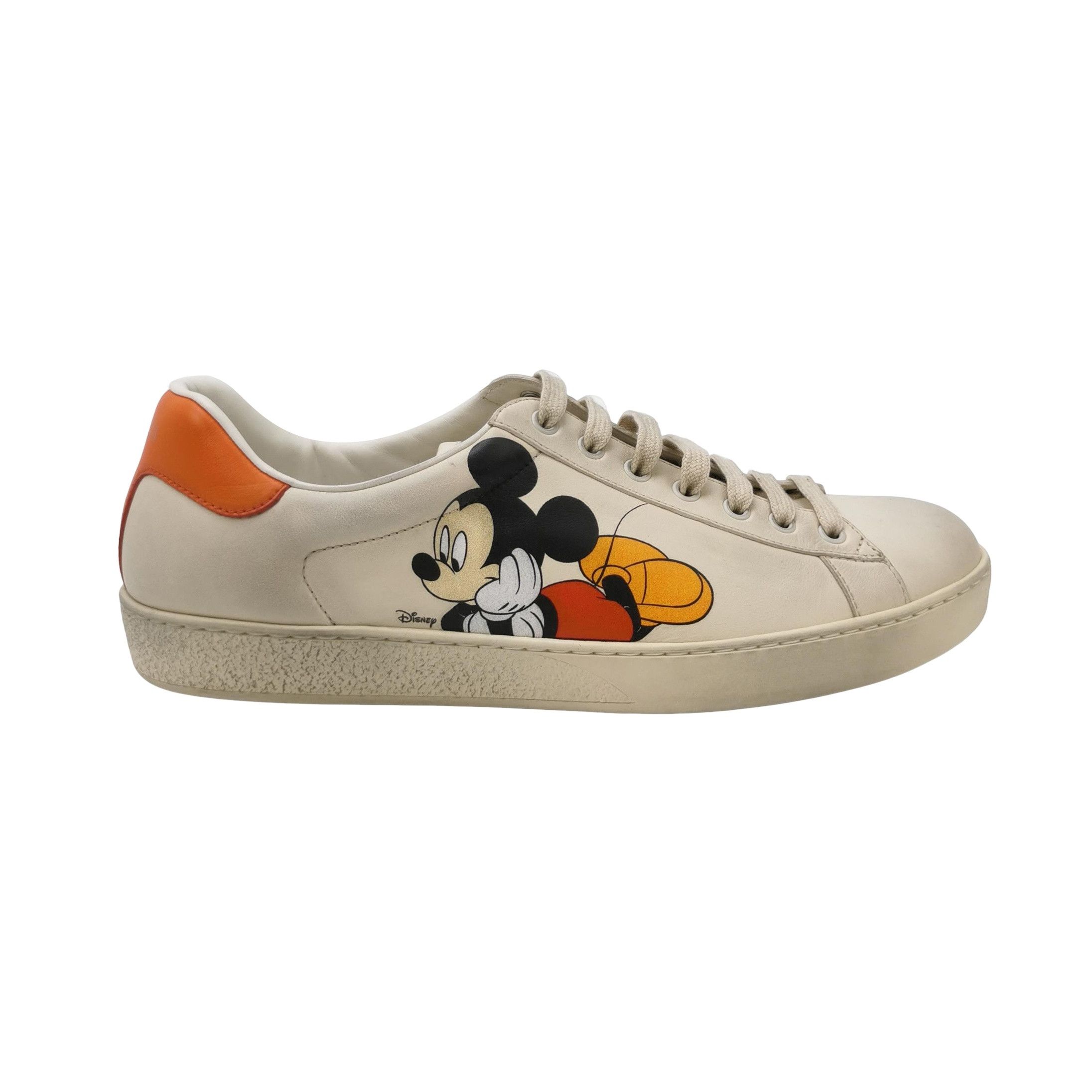 Gucci Gucci Disney Mickey Mouse Ace Sneakers Size 43 Size US 10 / EU 43 - 1 Thumbnail