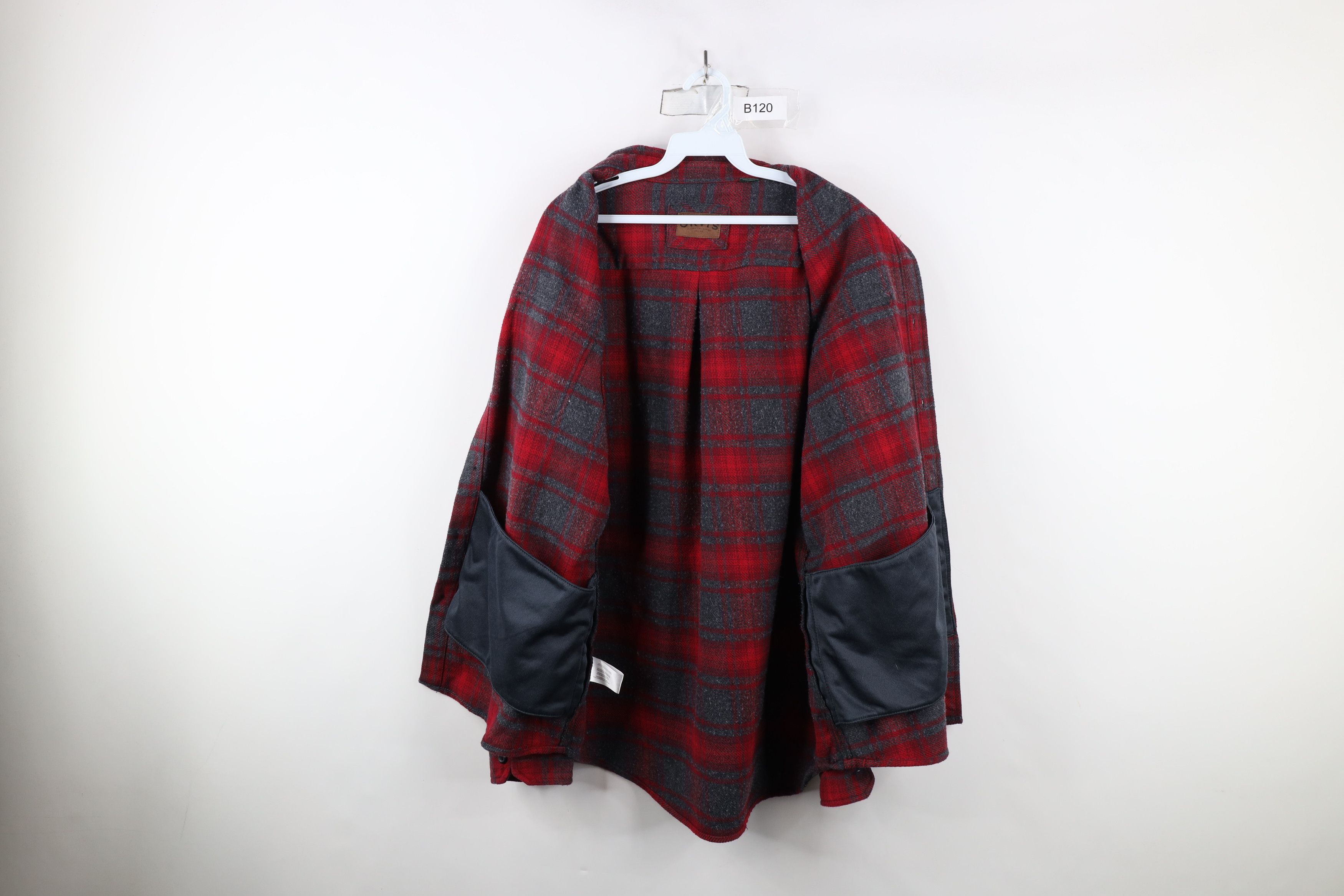 Orvis × Vintage Vintage Orvis Heavy Flannel Button Shirt Jacket Jac Shirt Size US L / EU 52-54 / 3 - 10 Thumbnail