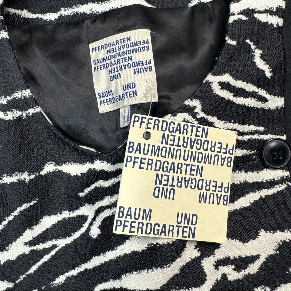 Baum und Pferdgarten NWT New $379 Baum Und Pferdgarten AMELIE Black Whisper Zebr Size XS / US 0-2 / IT 36-38 - 7 Thumbnail