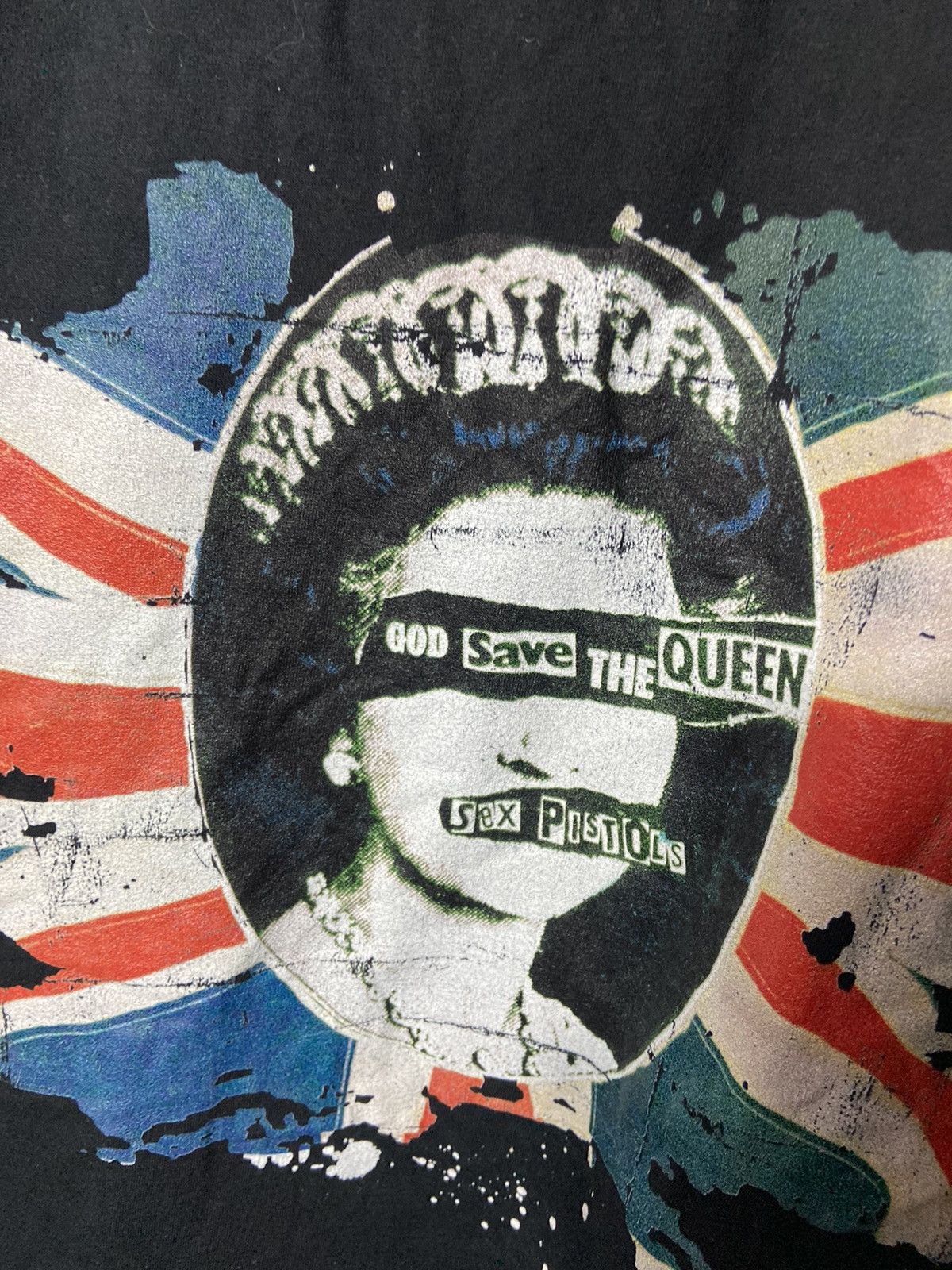 Band Tees × Vintage SEX PISTOLS GOD SAFE THE QUEEN ROCK BAND TOUR VINTAGE SHIRT Size US XL / EU 56 / 4 - 3 Thumbnail