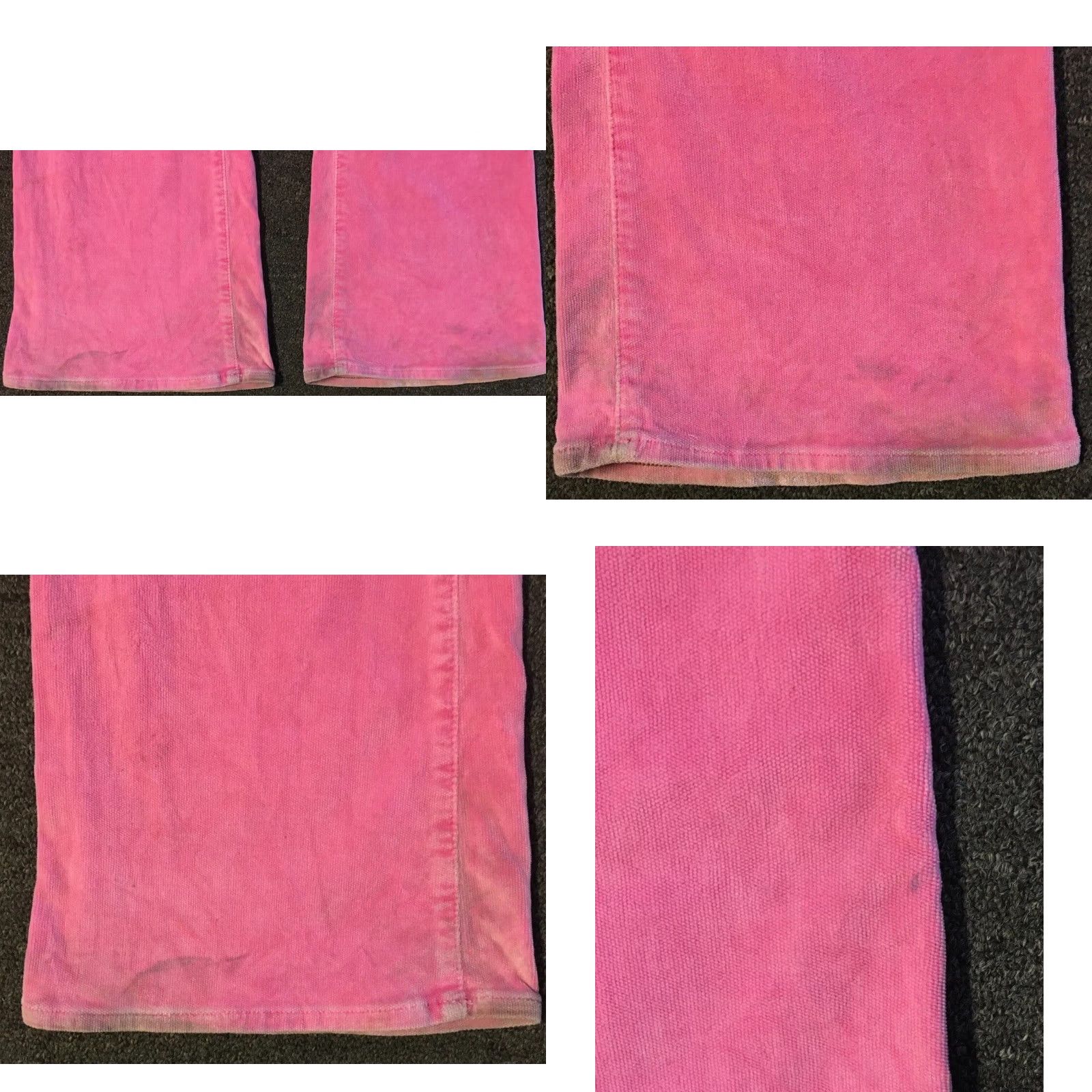 Vintage VINTAGE Hollywood Von Dutch Faded Low Rise Flared Pants 30 Women Pink USA 80s 90s Grunge Rockabilly Fashion Designer Belted Shoes? Size 30" / US 8 / IT 44 - 8 Thumbnail