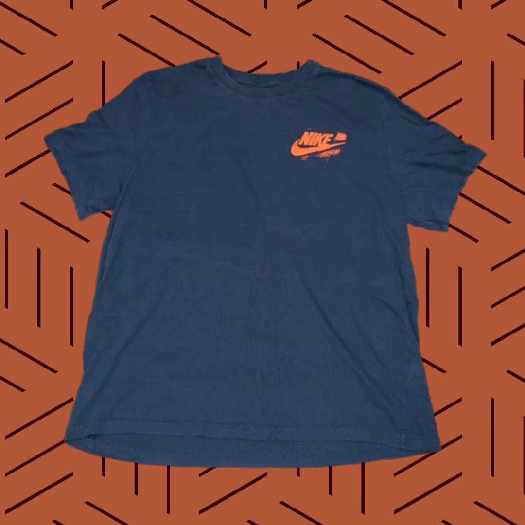 Nike Nike Just Do It Art Blue Shirt Mens XL Short Sleeve Crew Neck Cotton Size US XL / EU 56 / 4 - 1 Thumbnail