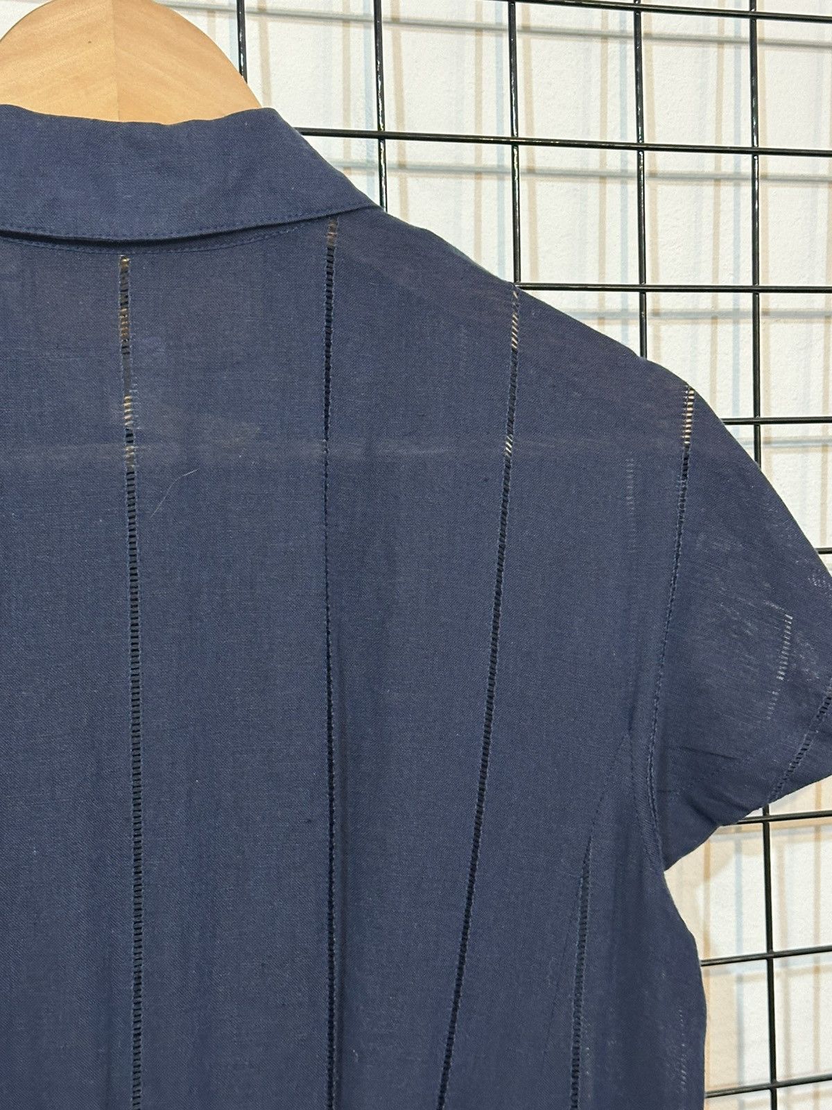 Fendi Fendi shirt dress is a structured dark blue. Size L / US 10 / IT 46 - 11 Thumbnail