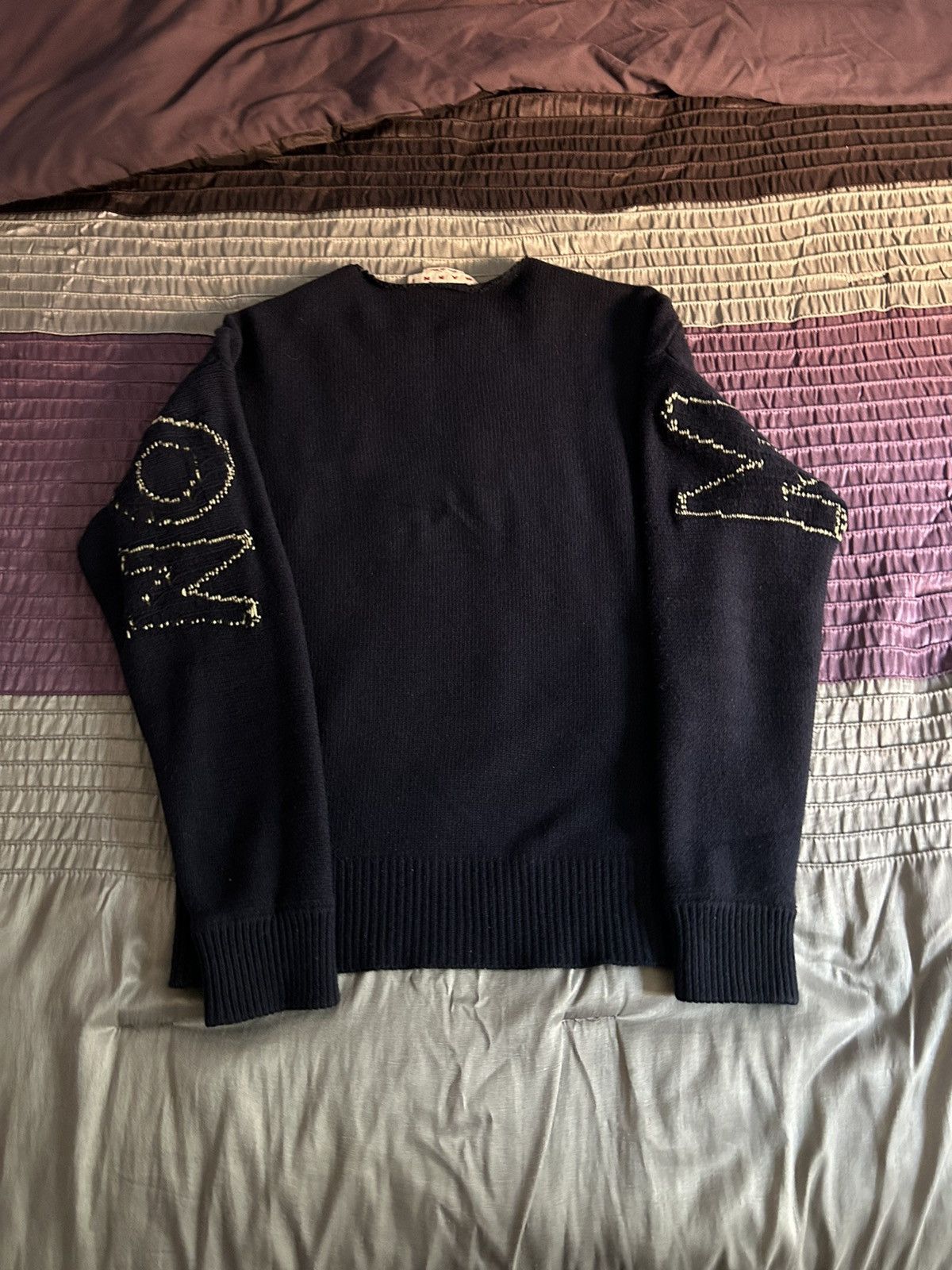 Marni ‘Marni On Me’ Navy Blue Knit Sweater Size US M / EU 48-50 / 2 - 4 Thumbnail