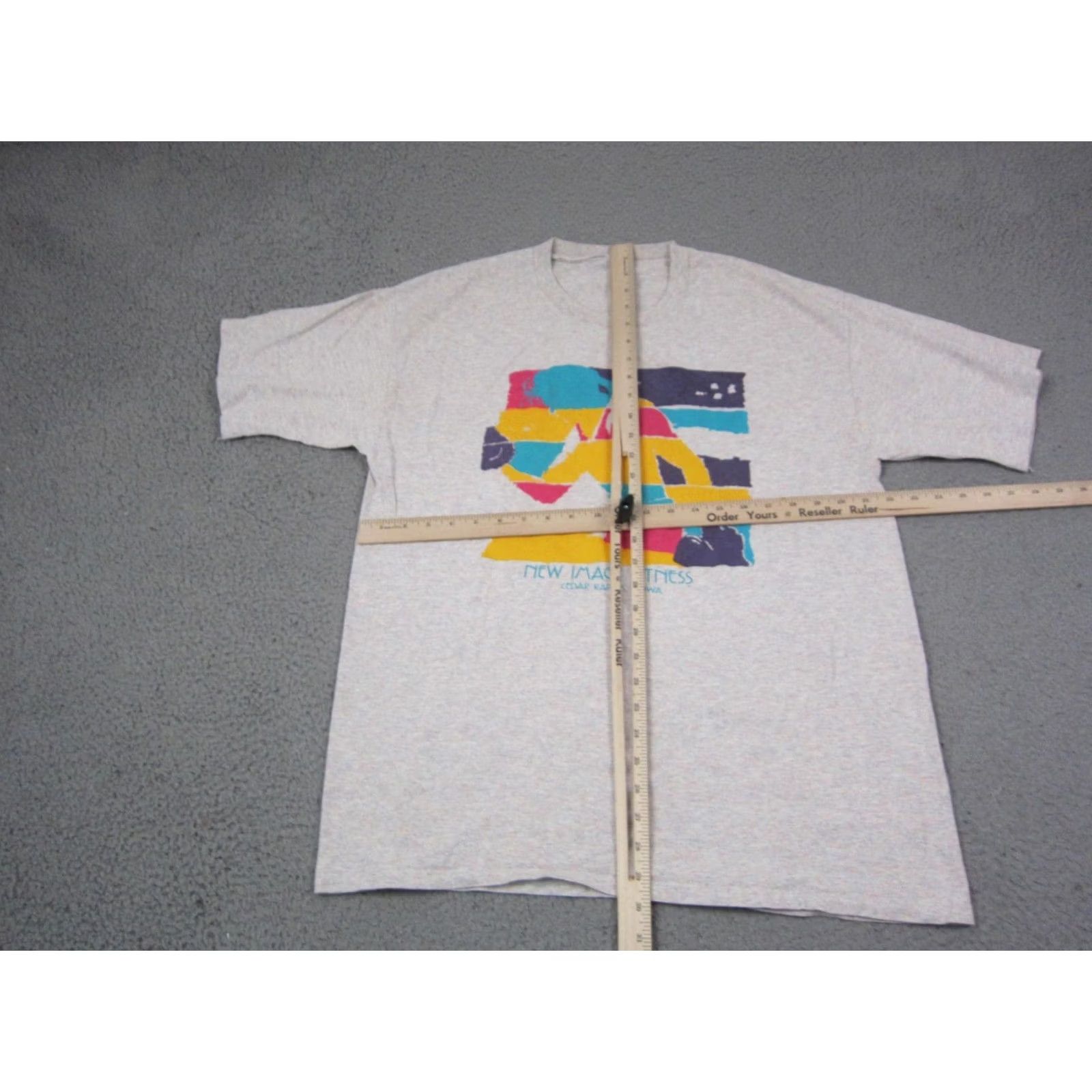 Pinko Vintage Fitness Shirt Men Large Pink Cedar Rapids Iowa Gym 90s New Image Size US L / EU 52-54 / 3 - 5 Thumbnail