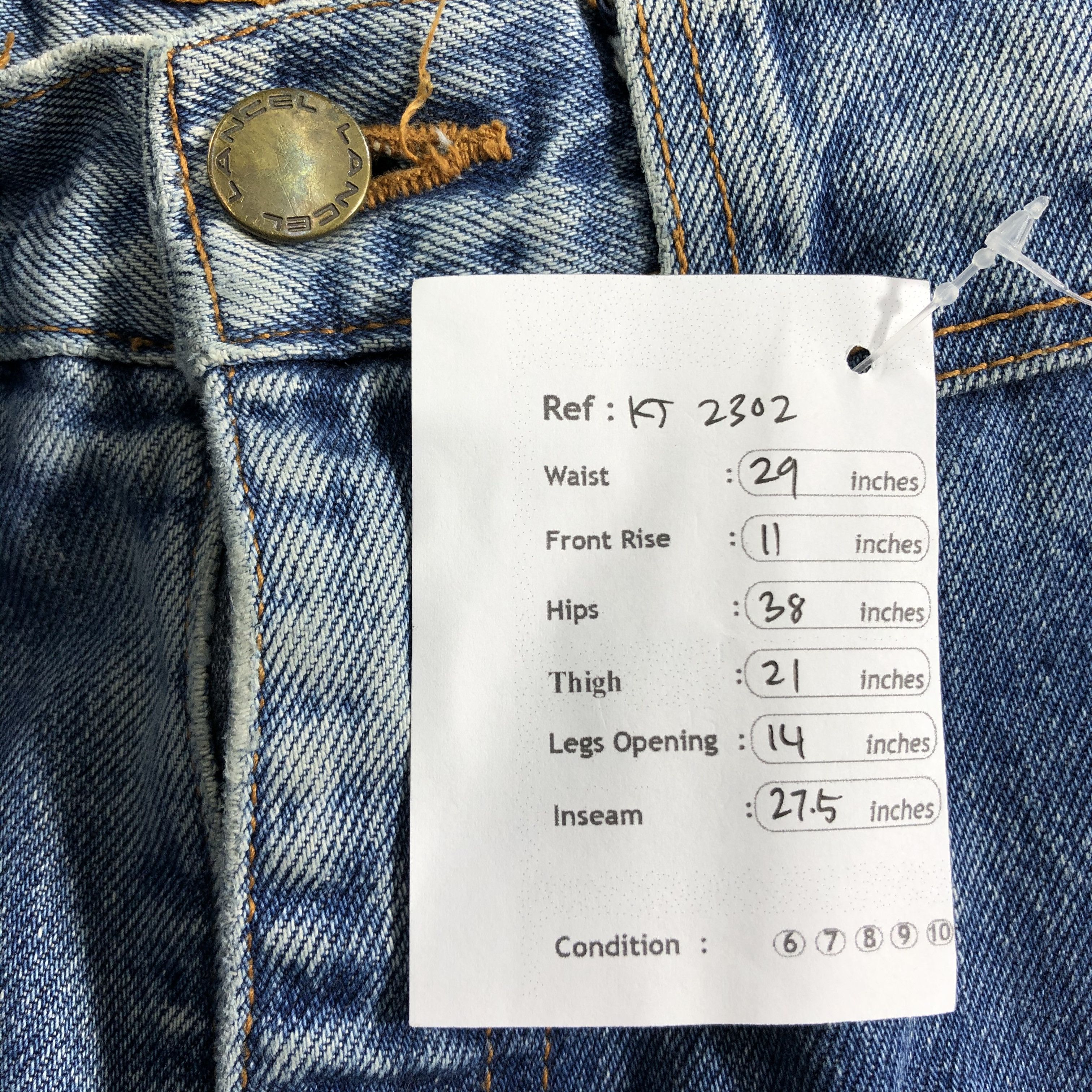 Lancel Vintage Lancel Jeans KJ2302 Size US 29 - 11 Thumbnail