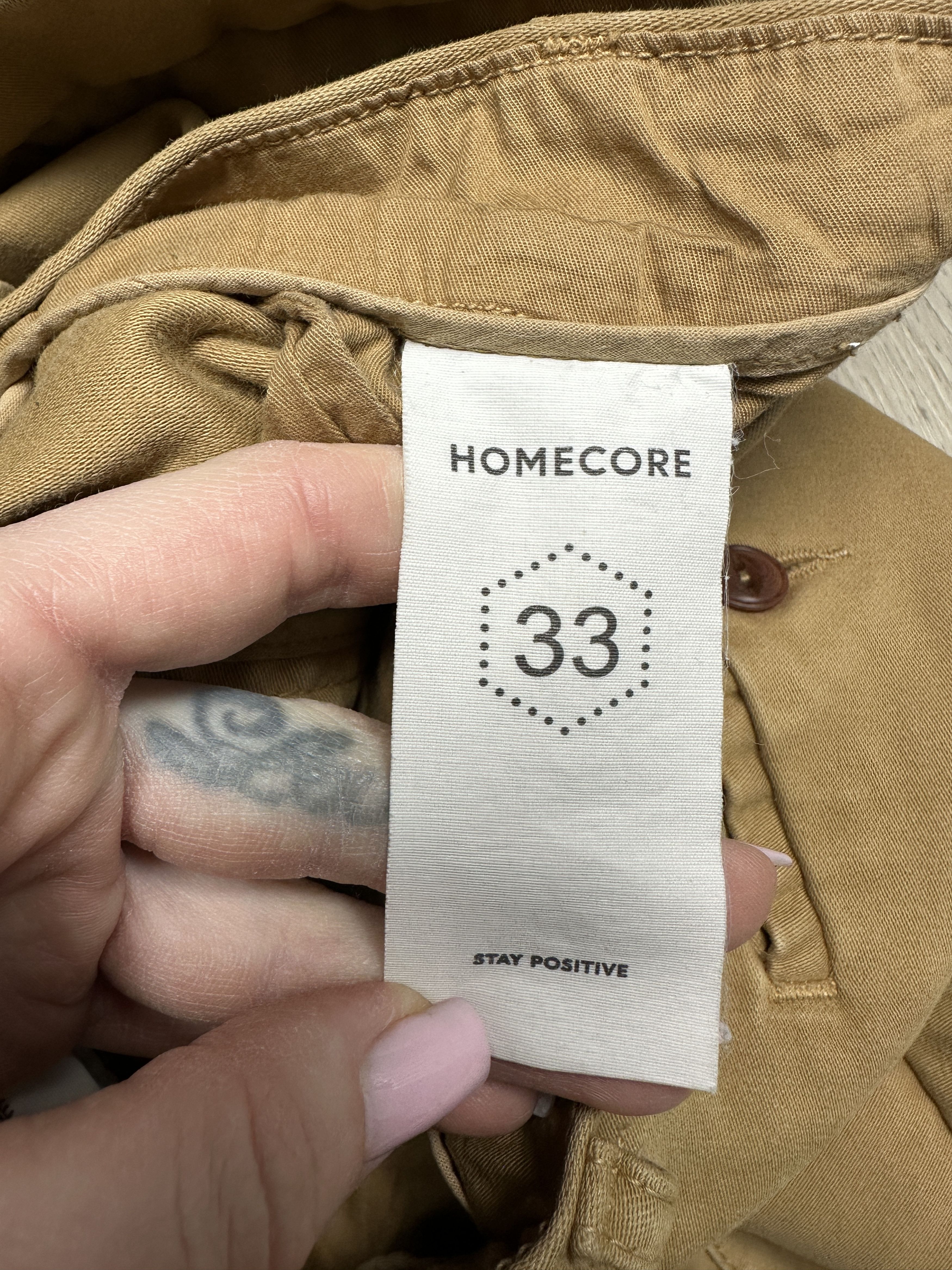 Homecore Homecore Luxury Mens Chino Pants Size US 33 - 4 Thumbnail