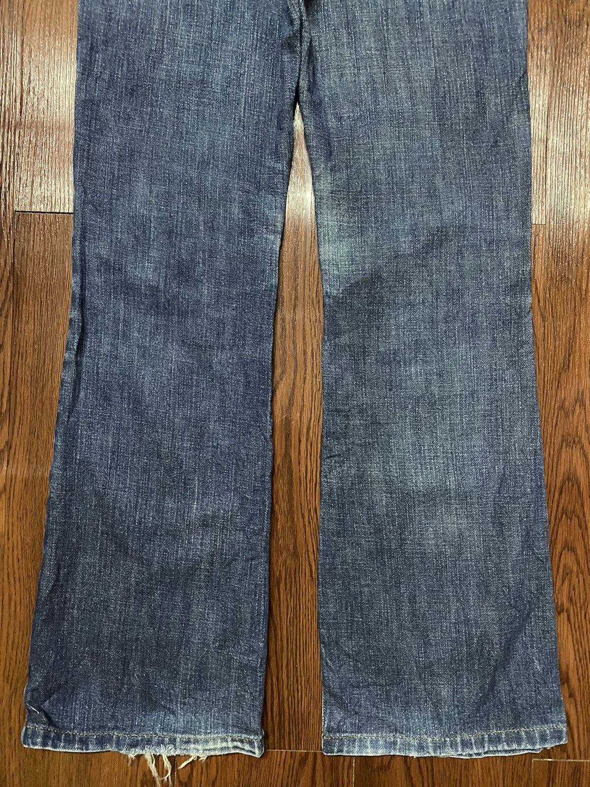 Japanese Brand Vintage Japanese Brands Blue Wash Flare Style Jeans Size US 27 - 6 Thumbnail