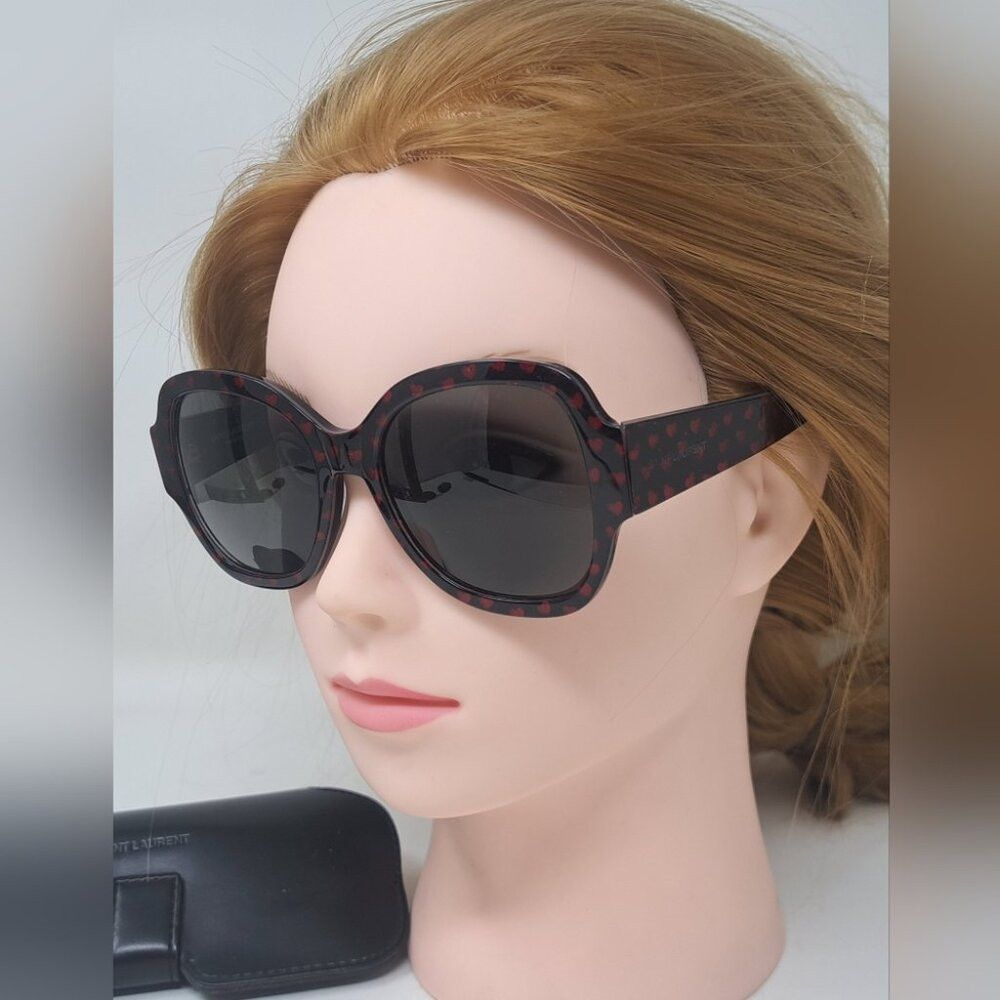 Saint Laurent Paris Saint Laurent Paris Sunglasses Red Heart Metallic Butterfly Size ONE SIZE - 2 Thumbnail