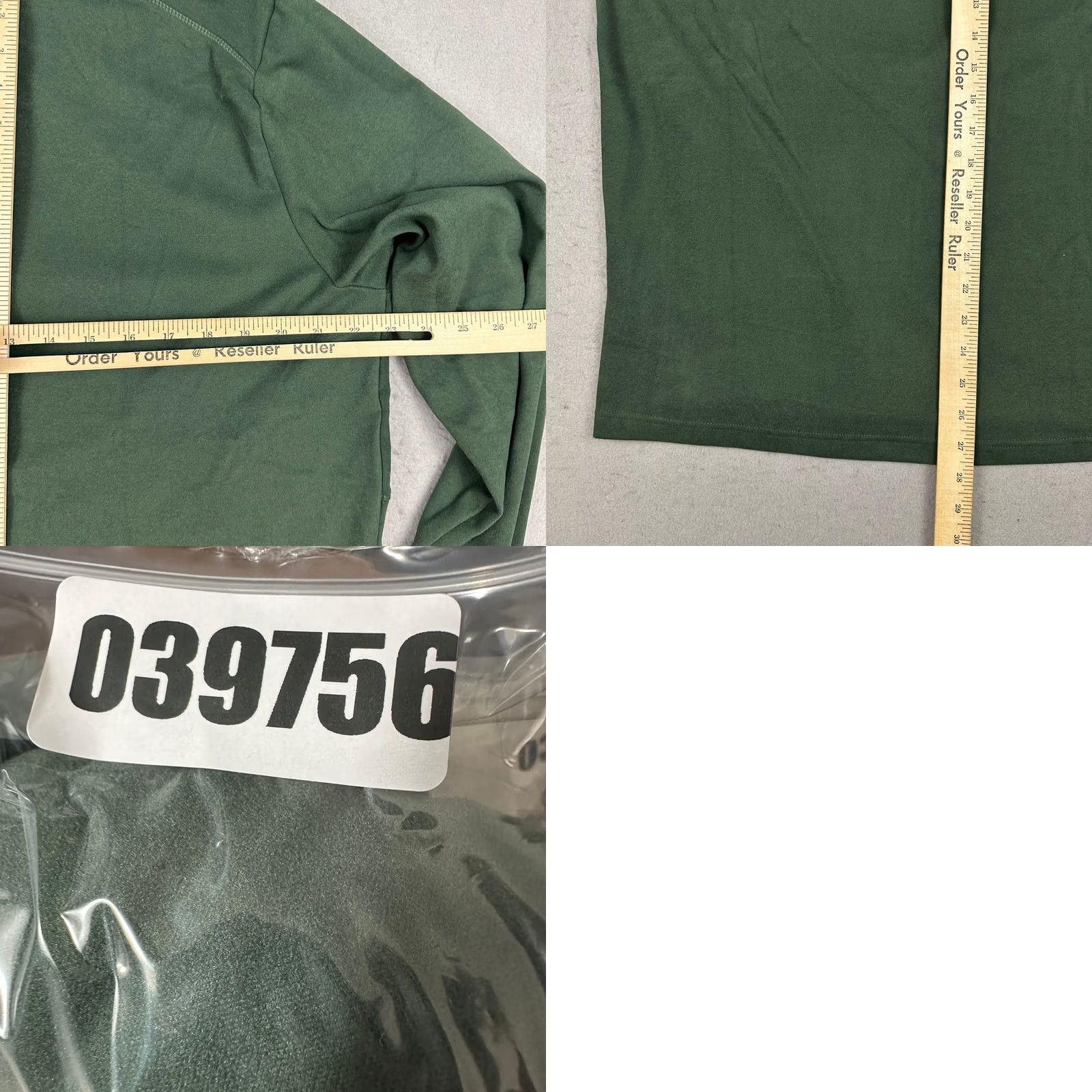 Ben Sherman Ben Sherman Sport Sweater Men Large Green 1/4 Zip Golf Micro Fleece Pullover Pullover Embroidered Logo Size US L / EU 52-54 / 3 - 8 Thumbnail
