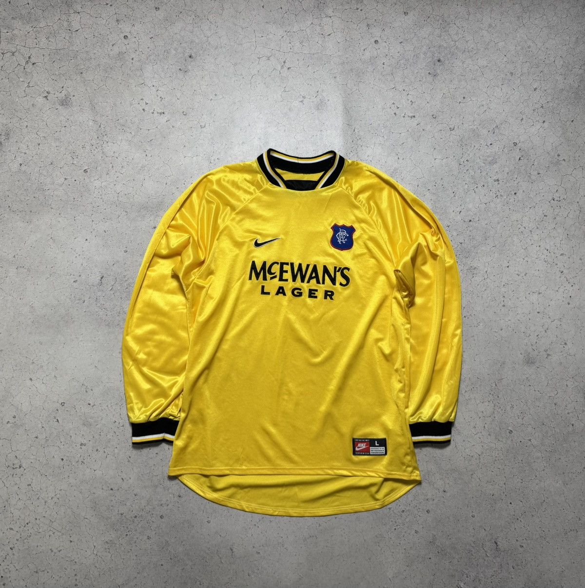 Nike Nike FC Glasgow Rangers Goalkeeper Soccer Jersey 1997/1998 Size US L / EU 52-54 / 3 - 1 Thumbnail