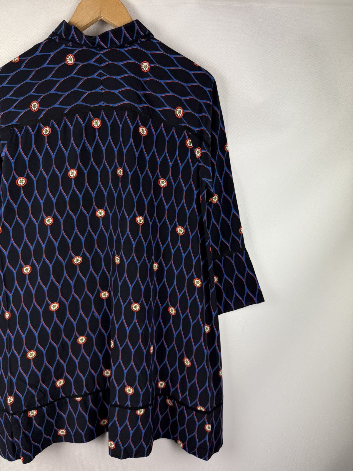 Kenzo Kenzo H&M Ladies Patterned Lagenlook Silk Tunic Blouse Dress Size L / US 10 / IT 46 - 18 Thumbnail