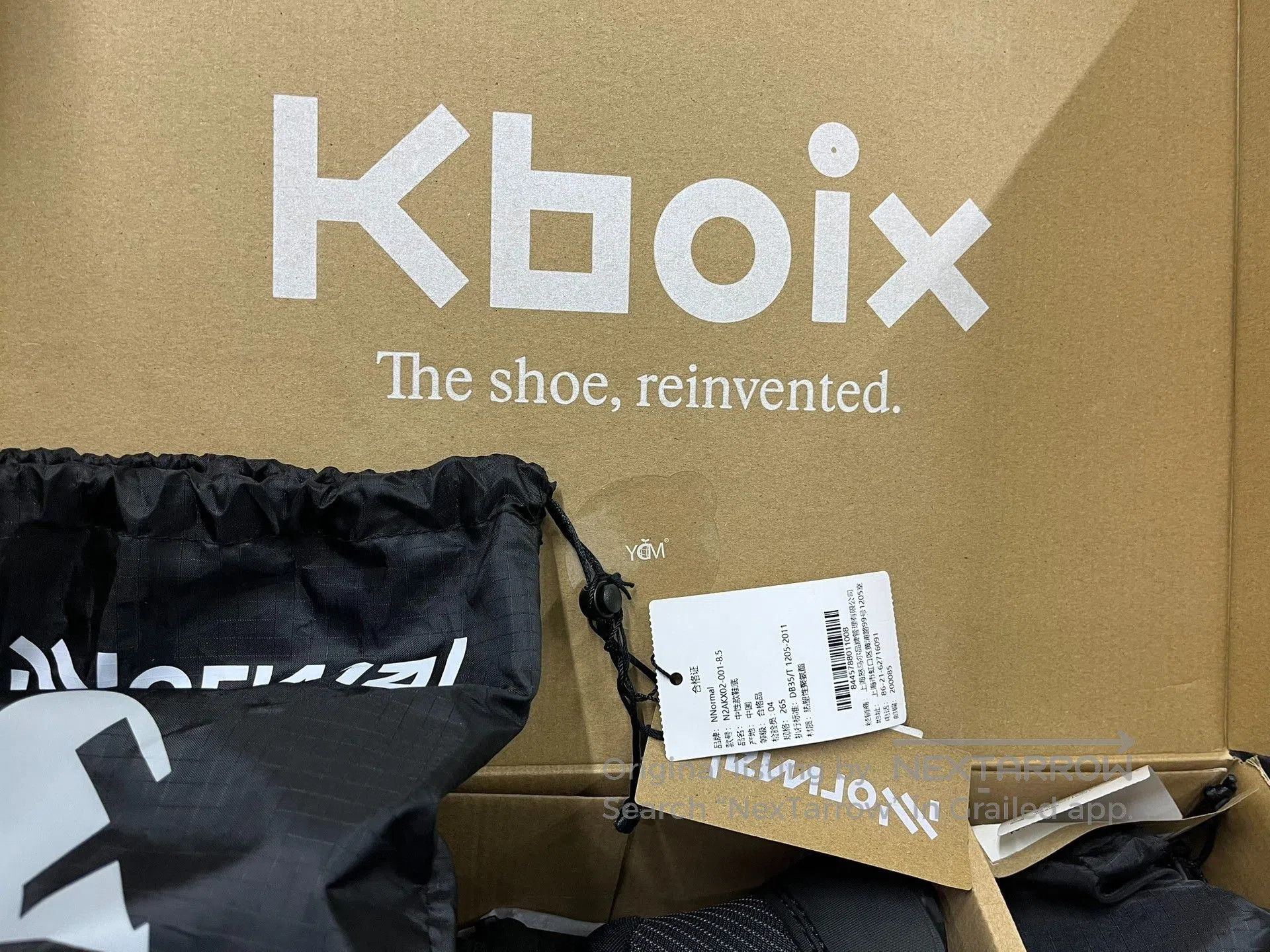 NOTSONORMAL Nnormal Kboix Detachable Midsole Trail Shoes. Size US 9.5 / EU 42-43 - 4 Thumbnail