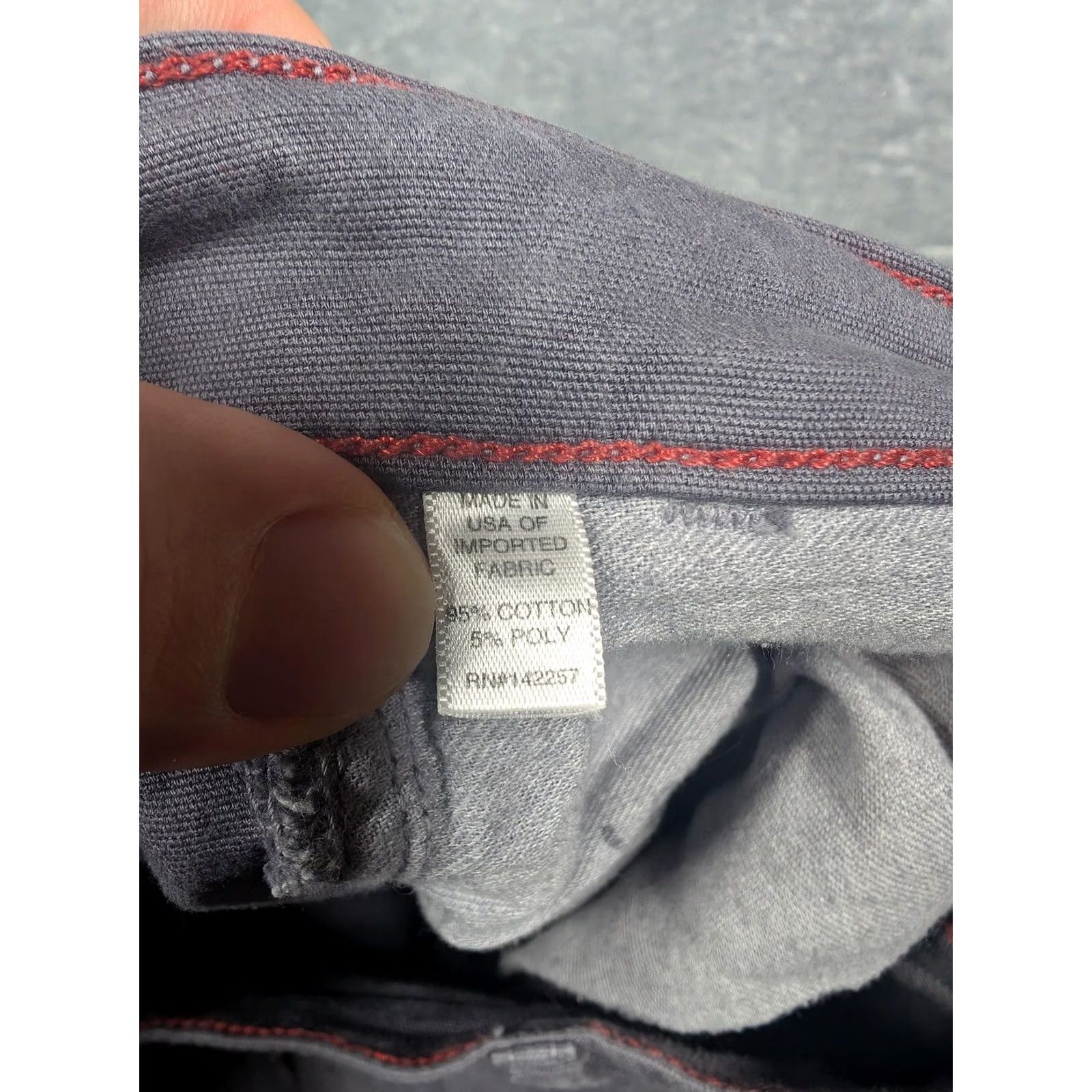 Raleigh Denim Raleigh Denim Jeans Mens 29x30 Gray Jones Slim Fit Khaki Pants Made USA Casual Size US 29 - 7 Thumbnail