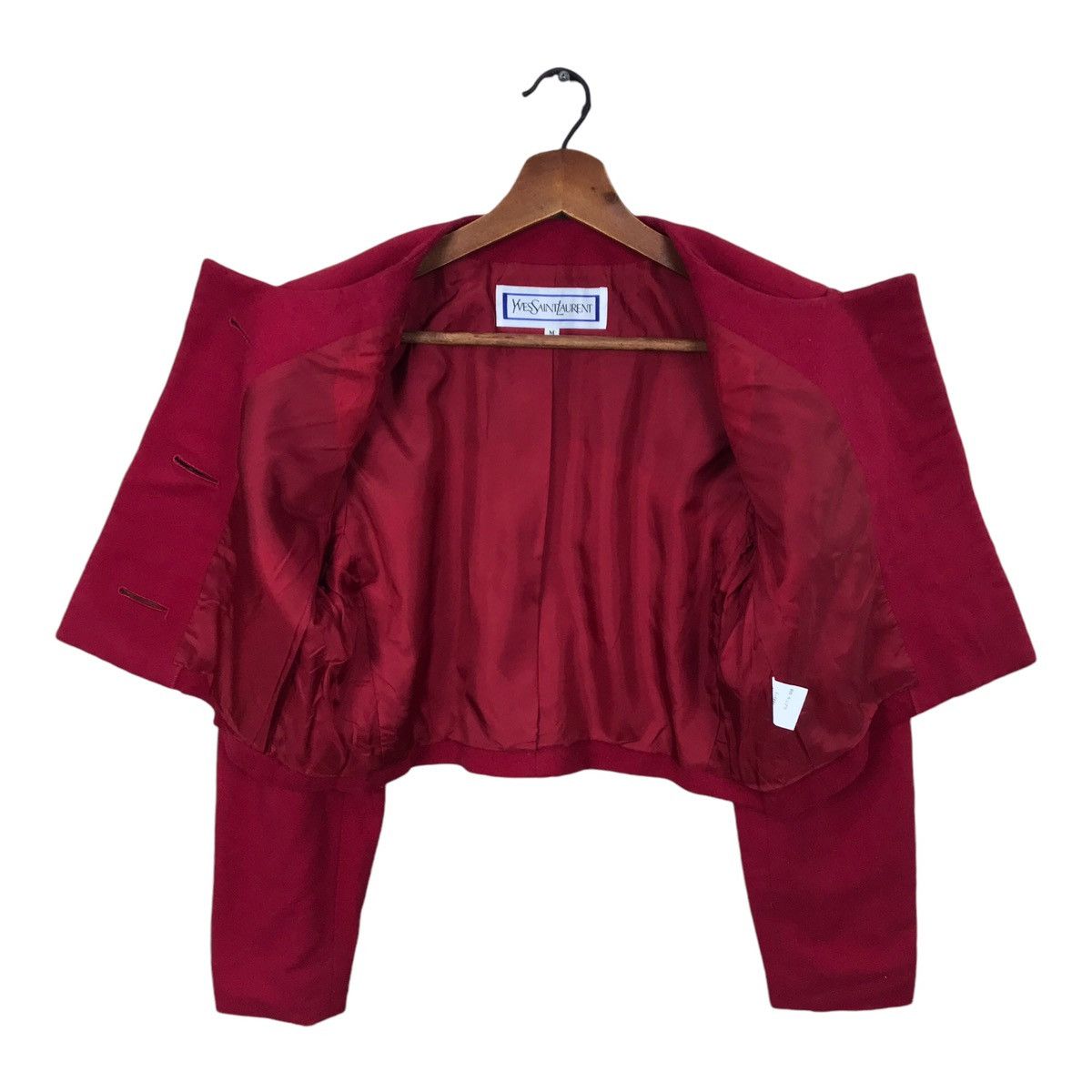 Vintage Vintage Yves Saint Laurent Crop Top Jacket Size M / US 6-8 / IT 42-44 - 5 Thumbnail