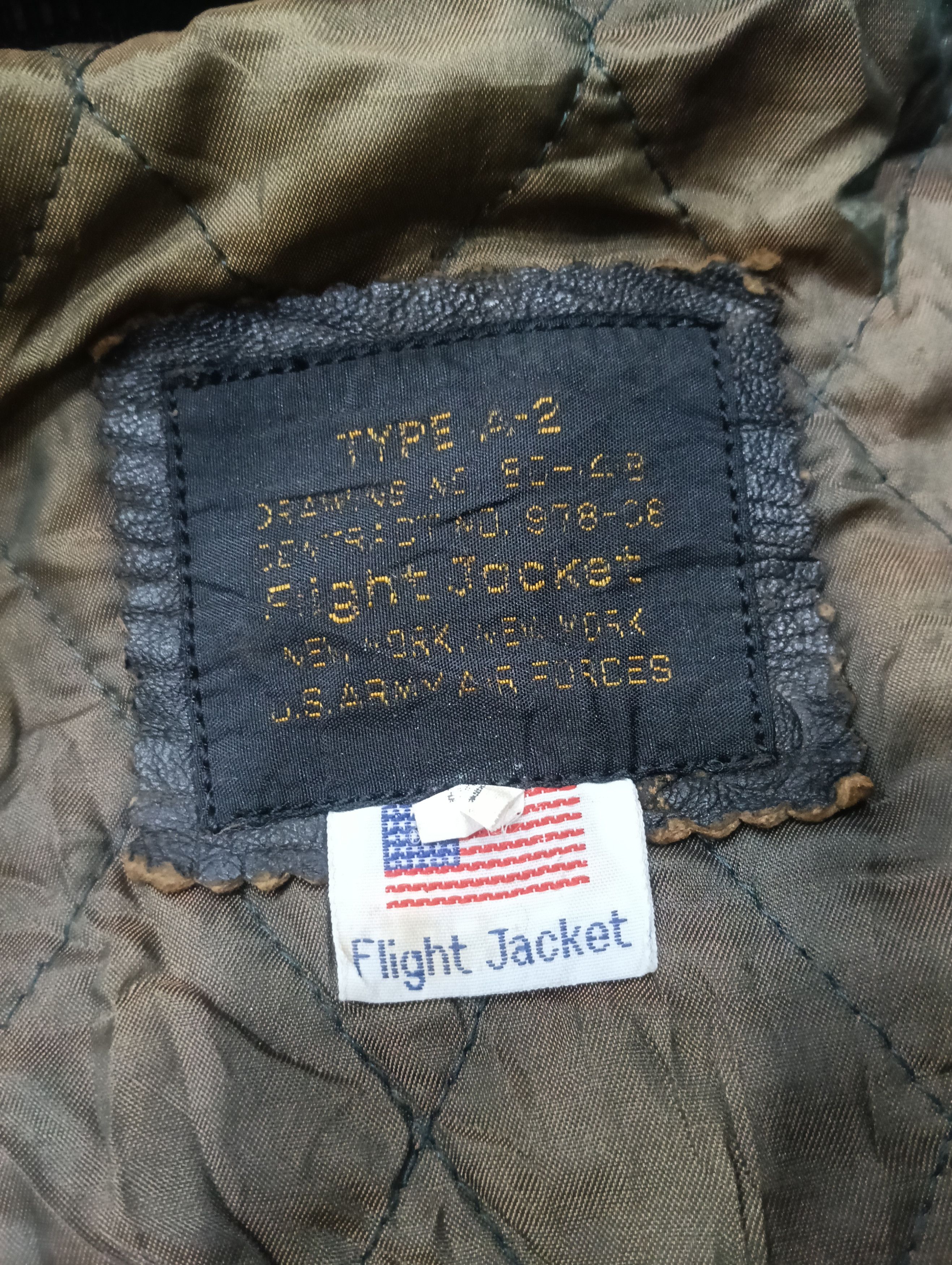 Avirex Vintage Repro Flight Jacket Us Army Size US XL / EU 56 / 4 - 8 Thumbnail
