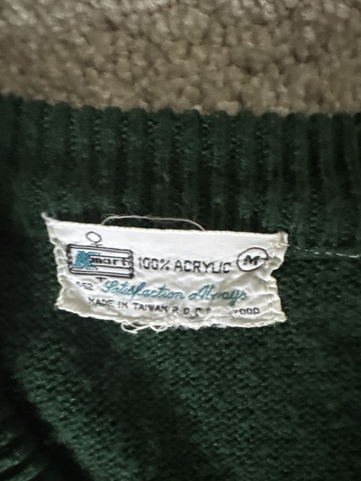 Vintage Green bird sweater vest Size US M / EU 48-50 / 2 - 2 Thumbnail