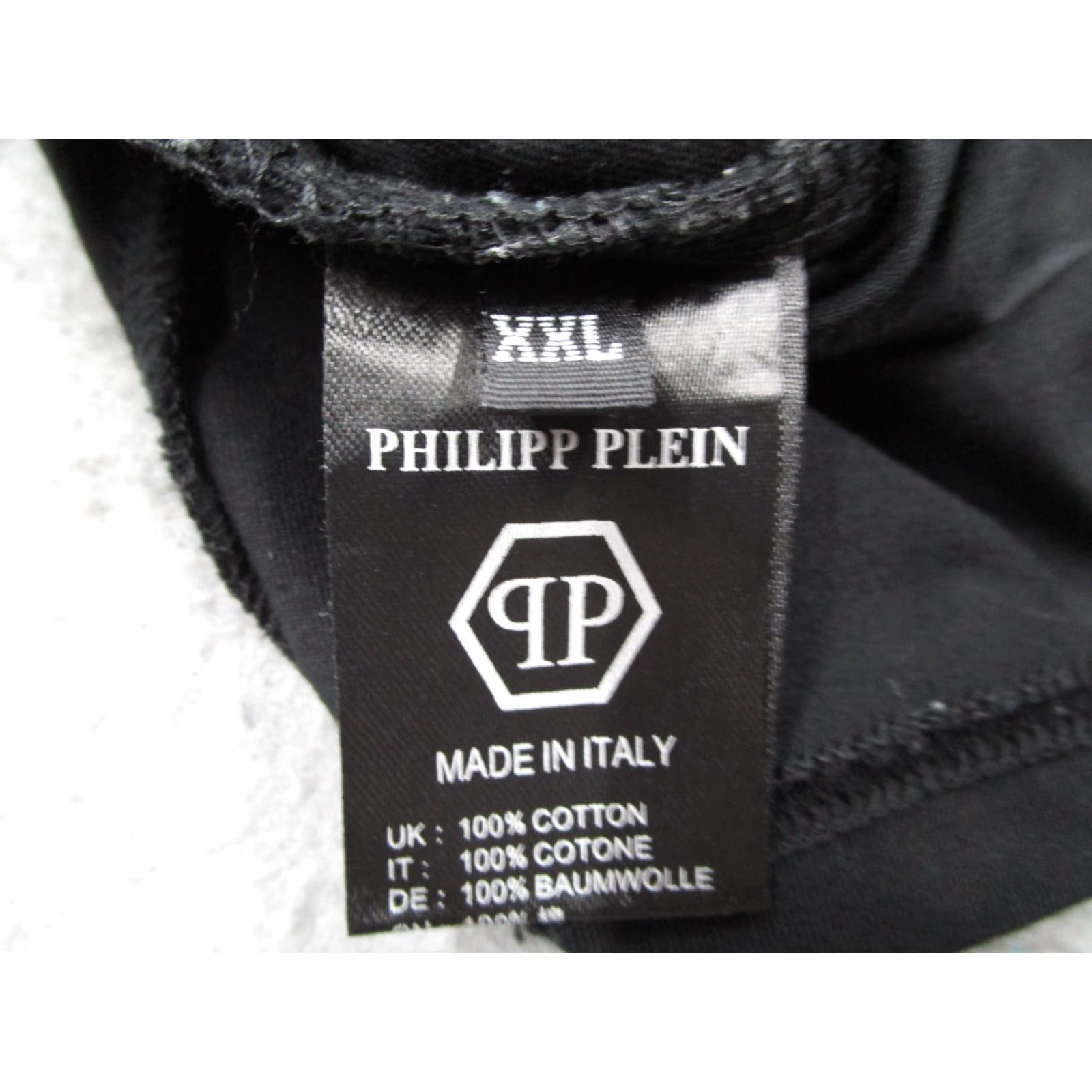Philipp Plein PHILIPP PLEIN Shirt Mens 2XL Black Skull DJ Plein Short Sleeve Rhinestone Crew Neck T-Shirt - 100% Cotton • Made in Italy - Vintage: No - Regular Fit Size US XXL / EU 58 / 5 - 5 Thumbnail