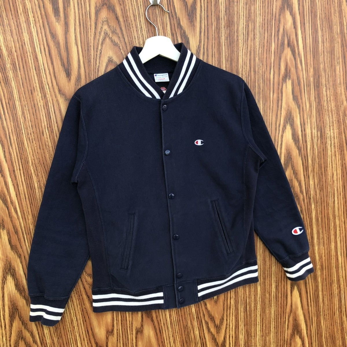 Champion Champion Reverse Weave Varsity Jacket Size M / US 6-8 / IT 42-44 - 2 Thumbnail