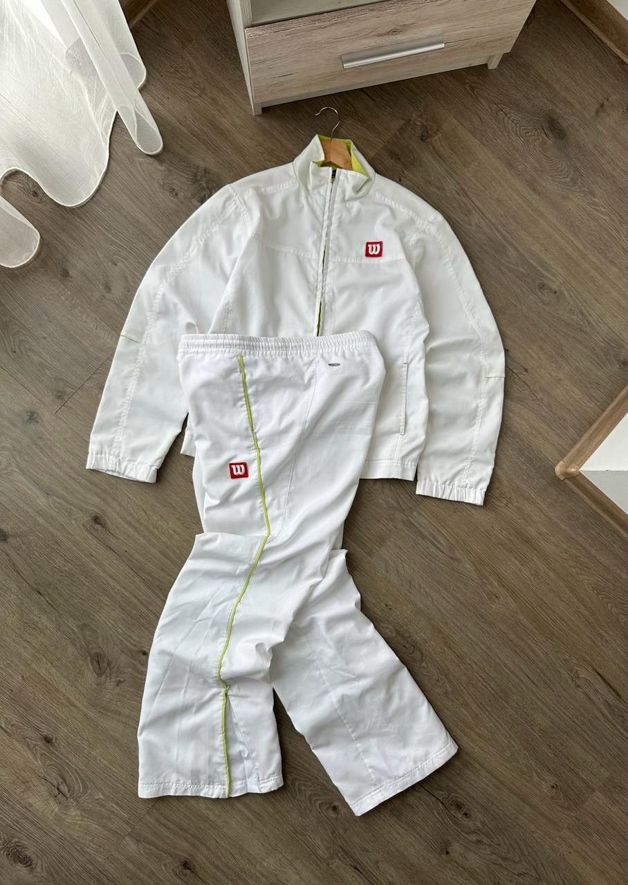 Japanese Brand × Vintage Vintage Wilson White Sportswear W’S Tracksuit Size M / US 6-8 / IT 42-44 - 3 Thumbnail