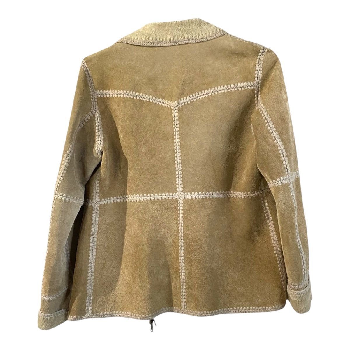 Guess Guess Jacket Medium Beige Leather Women’s Coat Faux Fur Size M / US 6-8 / IT 42-44 - 3 Thumbnail