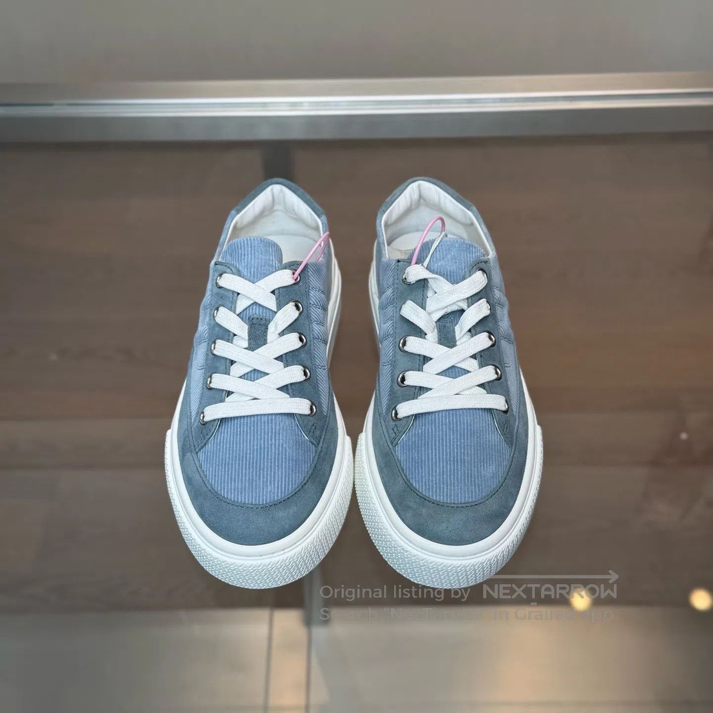 Hermes Hermes Deep Blueboard Shoes with Smog-Resistant Leather Size US 6.5 / IT 36.5 - 2 Thumbnail