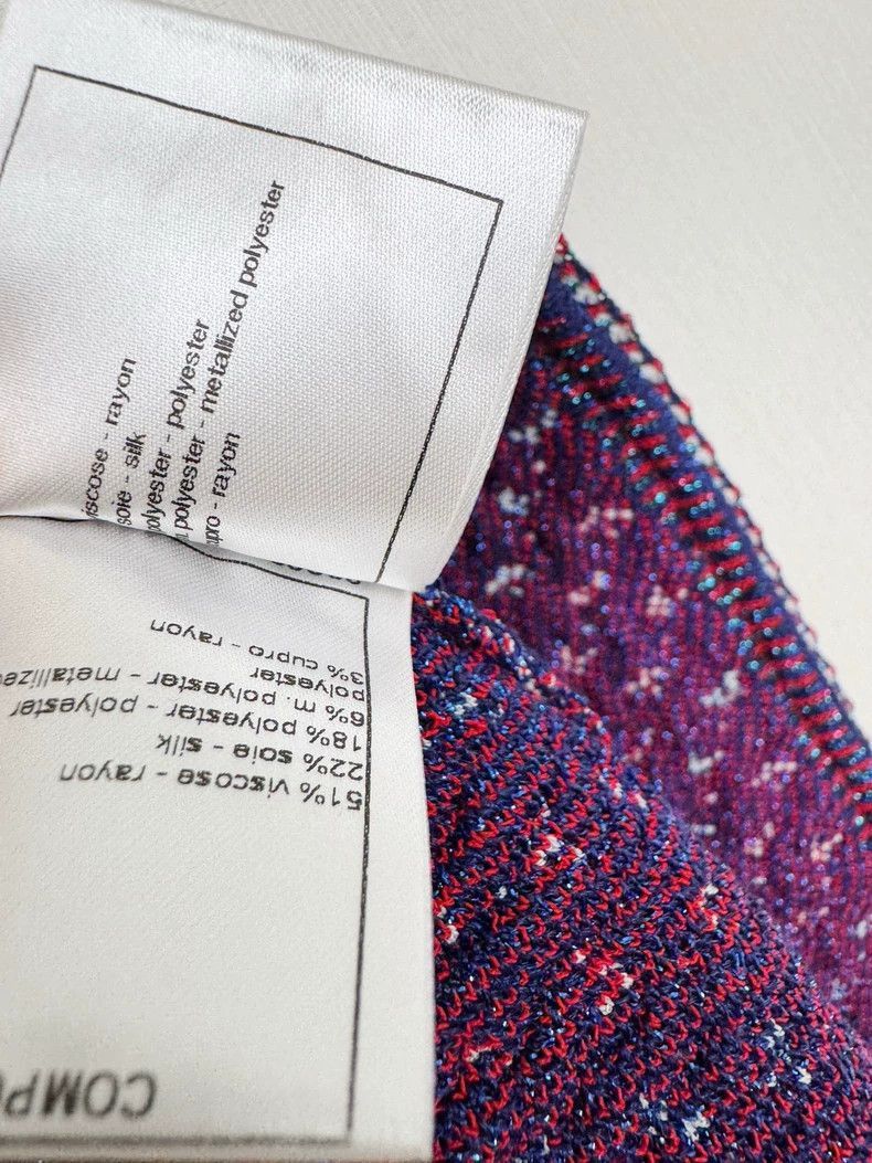 Chanel Chanel Knit Mini Skirt Size 33" - 4 Thumbnail
