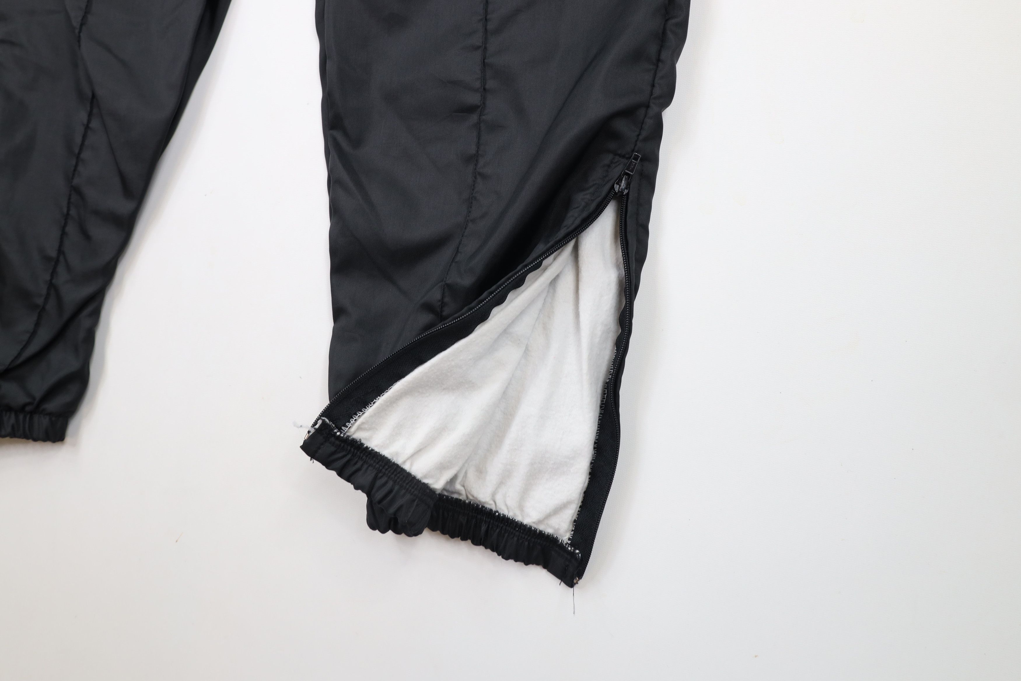 Vintage Vintage 70s Streetwear Lined Cuffed Joggers Pants Black USA Size US 40 / EU 56 - 5 Thumbnail