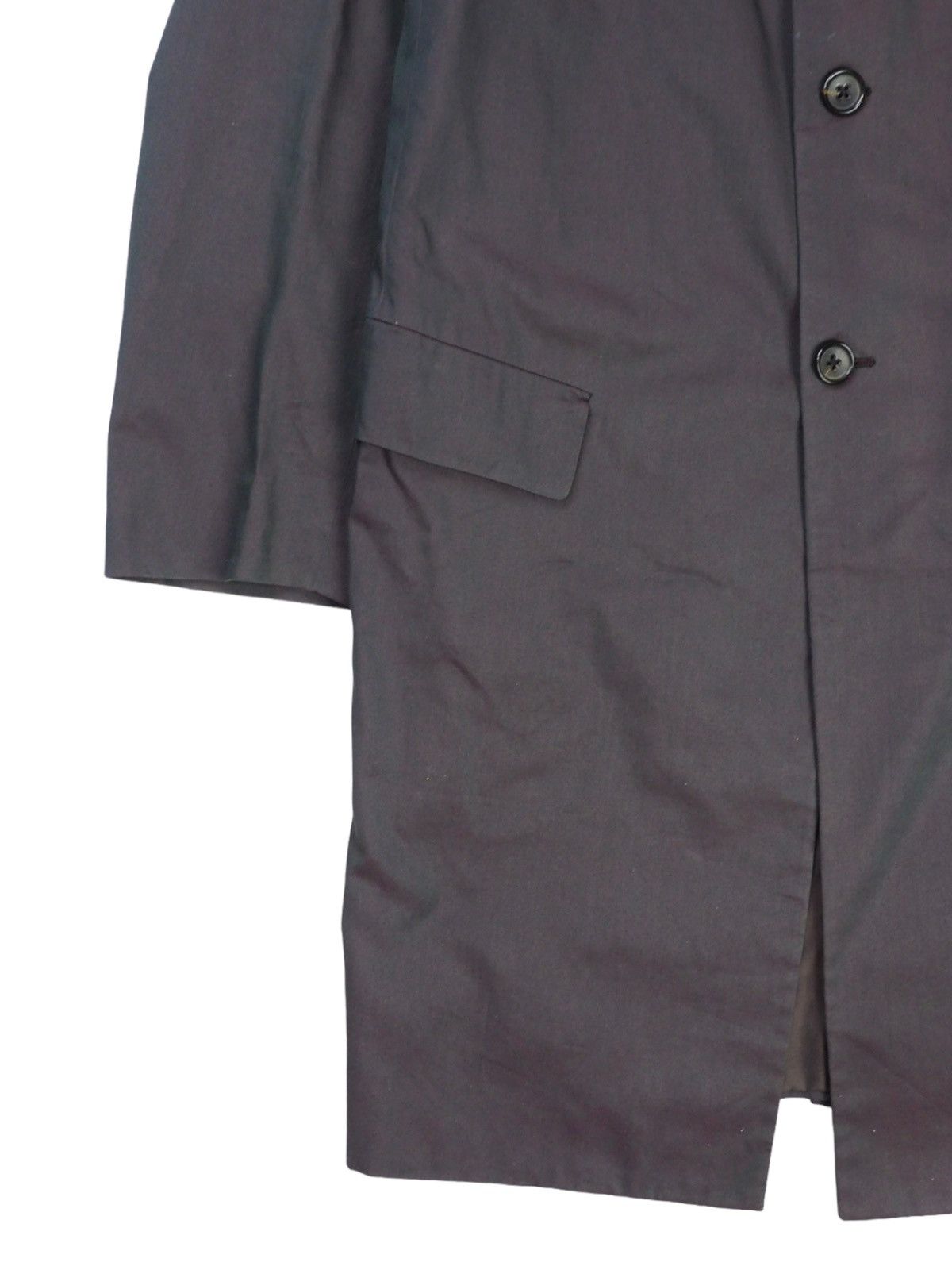 Jil Sander × Raf Simons Dark Violet Sequin Tailored Made Long Black Coat Size US M / EU 48-50 / 2 - 8 Thumbnail