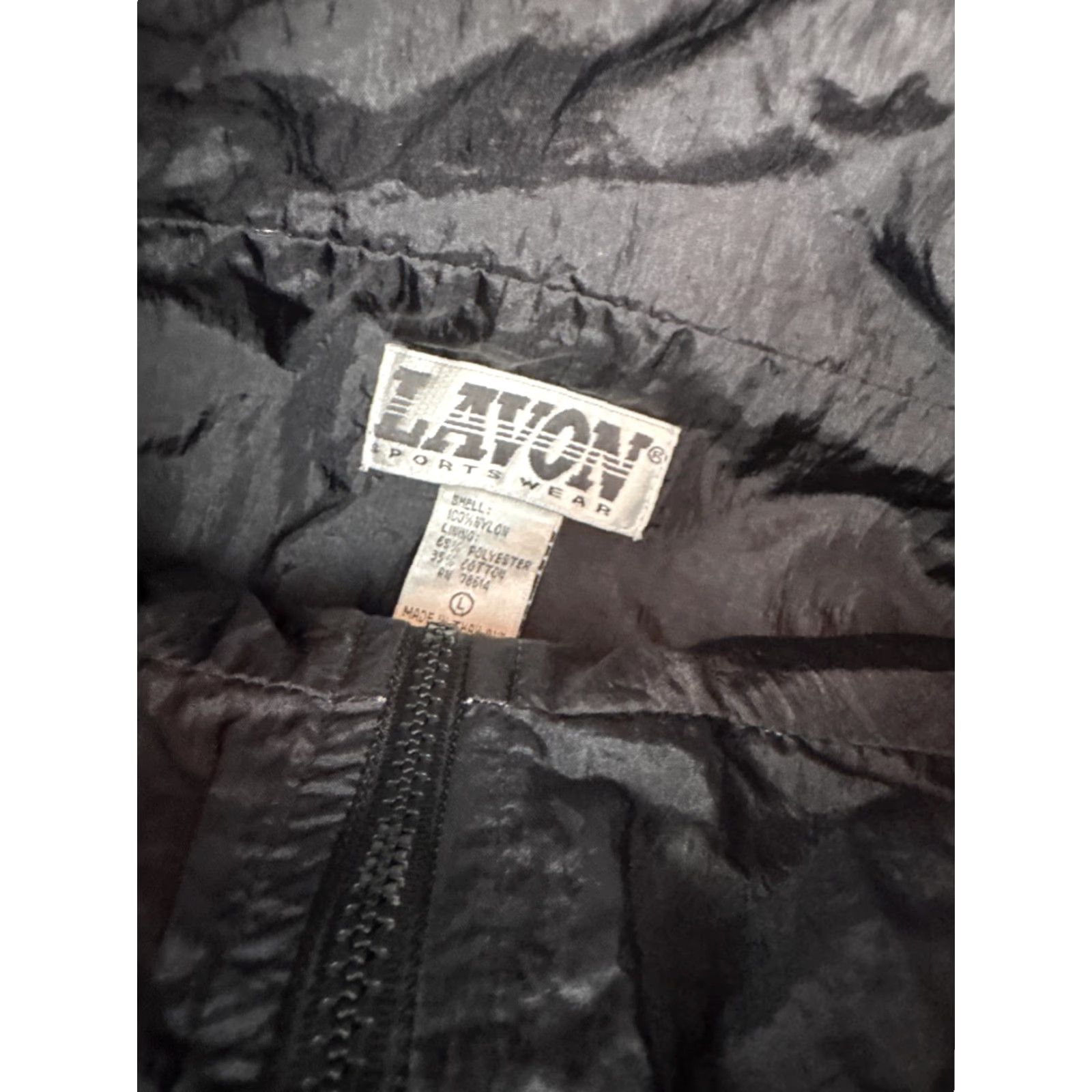 Vintage VINTAGE Lavon Sportswear Windbreaker Jacket Sz L Silver Black Teal 90s Mens Size US L / EU 52-54 / 3 - 4 Thumbnail