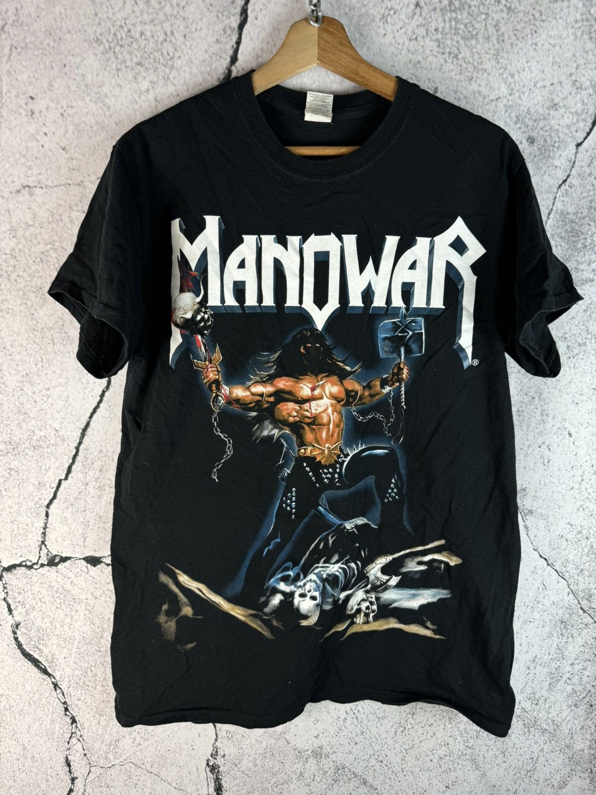 Christian Audigier Vintage Y2K Manowar Band Tees Gods Of War Streetwear Size US M / EU 48-50 / 2 - 1 Thumbnail
