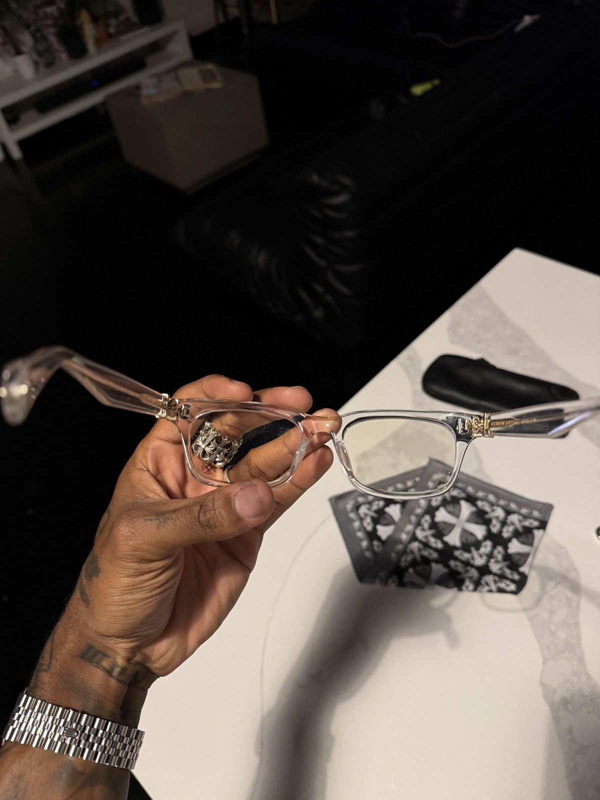 Chrome Hearts Chrome Hearts GITTIN ANY ? -A Frames Size ONE SIZE - 3 Thumbnail