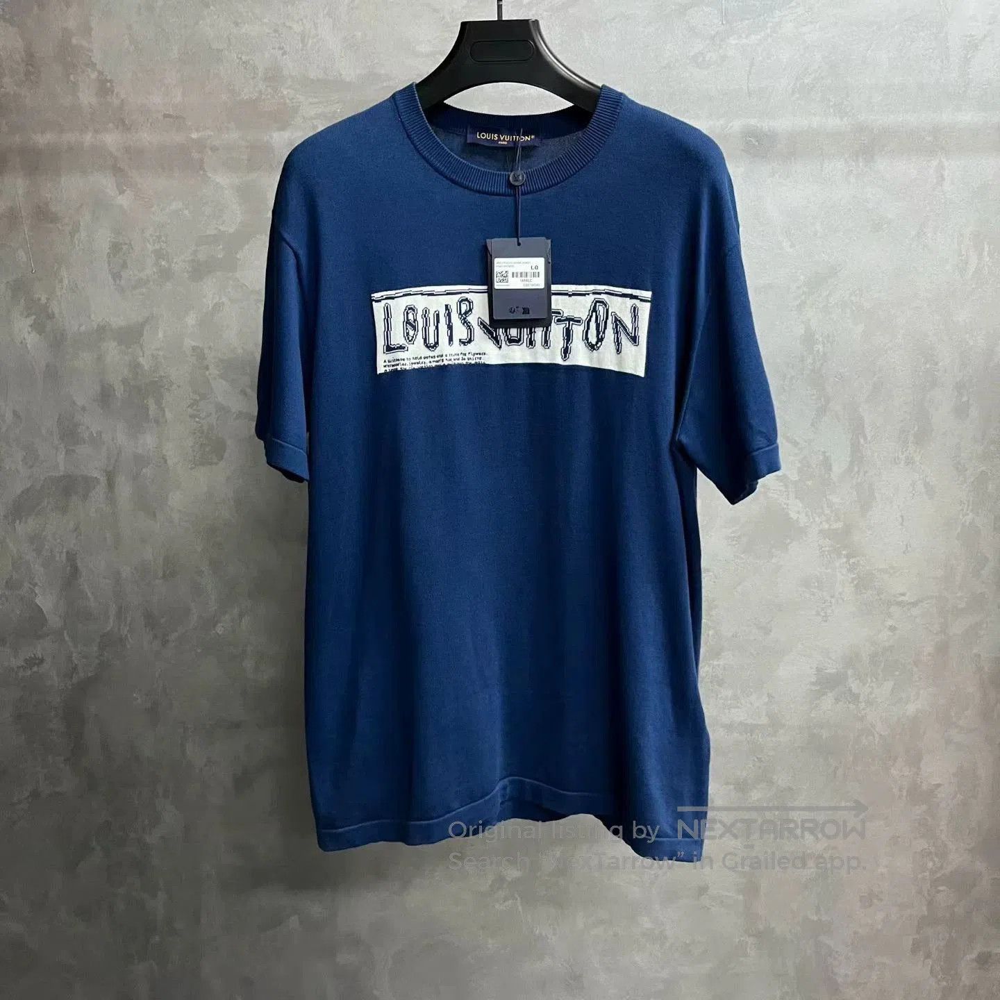 Louis Vuitton louis vuitton blue logo printed t-shirt. Size US L / EU 52-54 / 3 - 1 Thumbnail