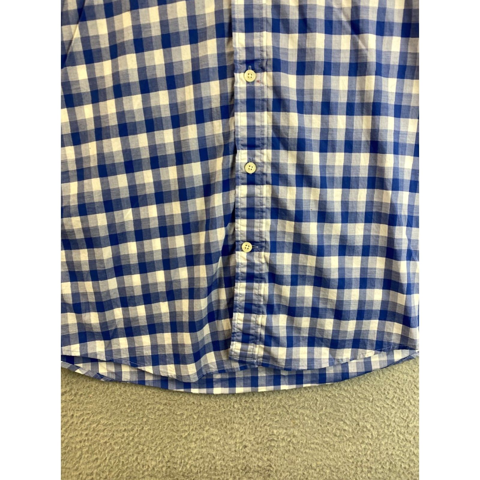 Tommy Hilfiger VINTAGE Tommy Hilfiger Dress Shirt Men Small Plaid Button-Up Casual Long Sleeve Blue 90s Mens Size US S / EU 44-46 / 1 - 2 Thumbnail