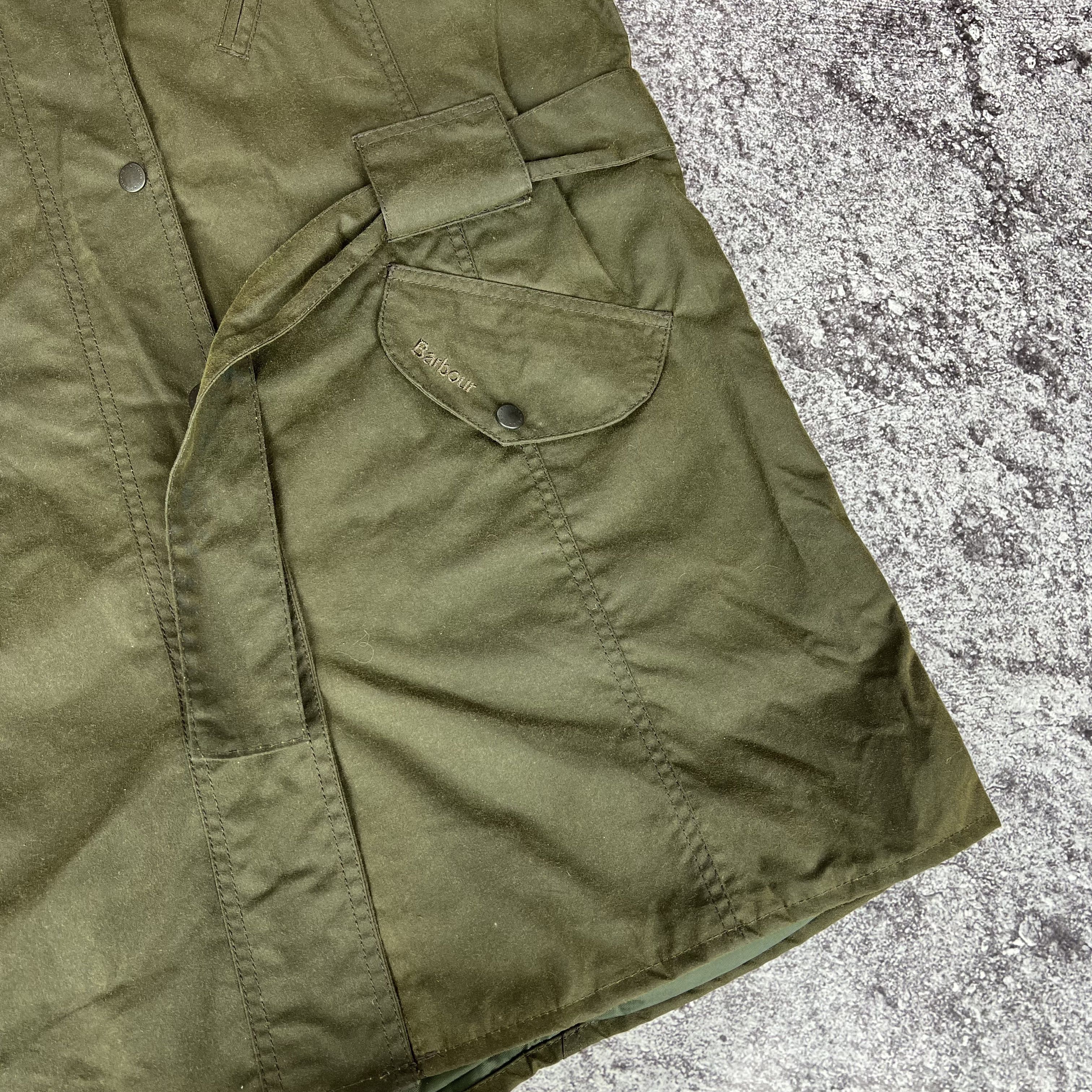 Barbour Barbour Newhampton Waxed Trench Coat Jacket Size UK 16 Size XL / US 12-14 / IT 48-50 - 8 Thumbnail