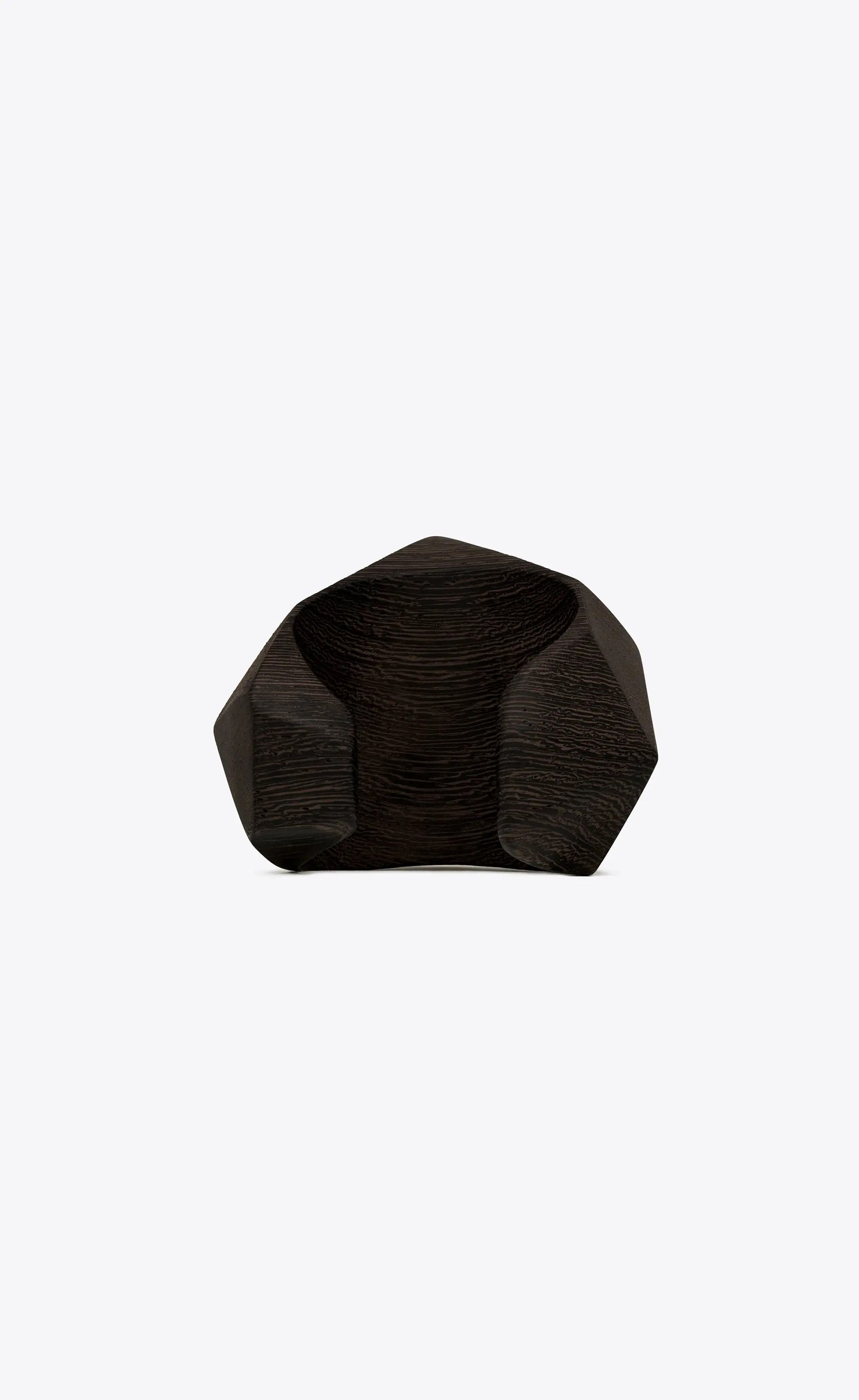 Saint Laurent Paris o1bcso1str0226 Size:M/Pyramid Cuff In Bamboo in Black Size ONE SIZE - 5 Thumbnail