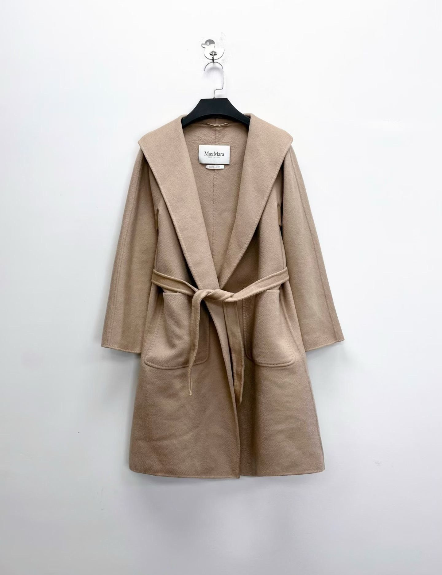 Max Mara MaxMara Lilia Camel Cashmere Wrap Coat Size XXS / US 00 / IT 34 - 1 Thumbnail