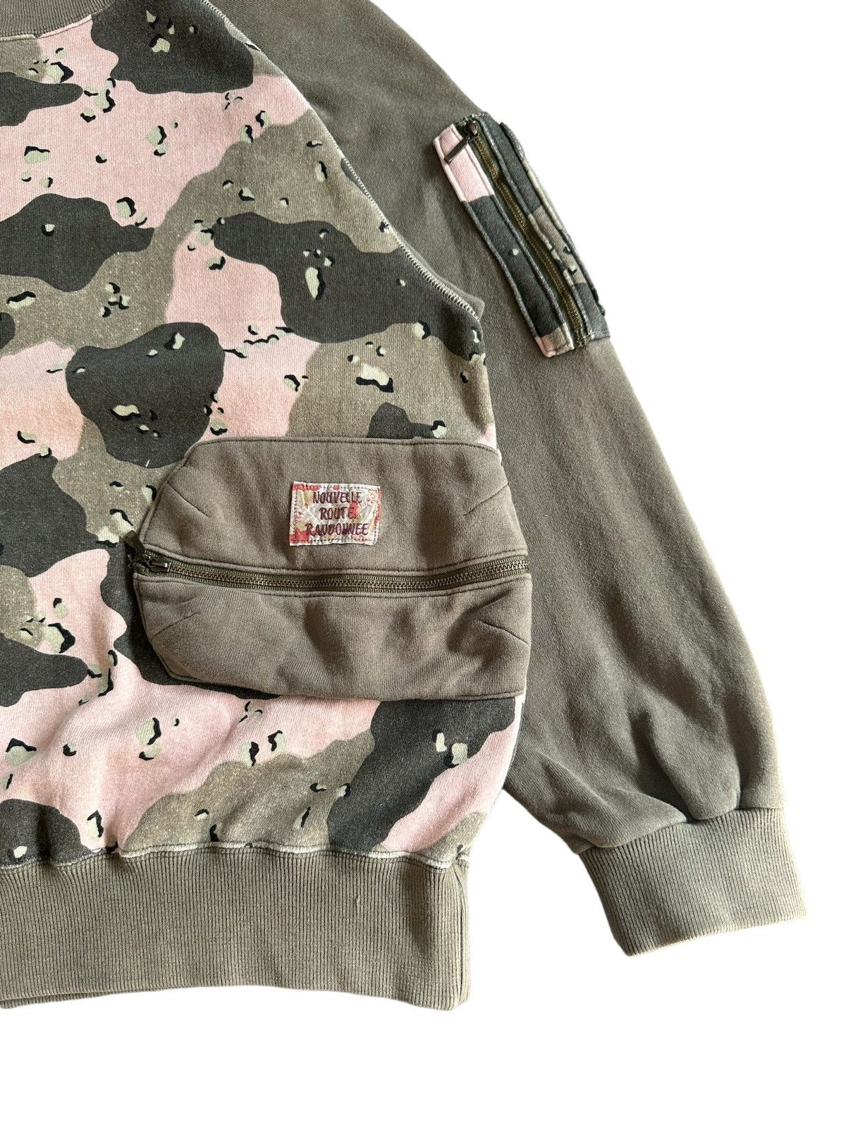 20471120 2000's Nouvelle Route Randonnee camo sweatshirt Size US M / EU 48-50 / 2 - 5 Thumbnail