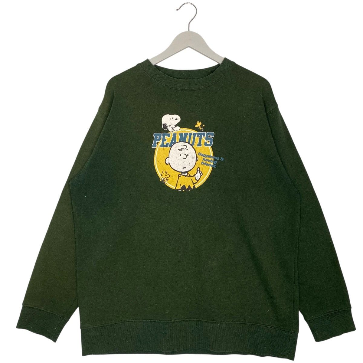 Other Vintage Peanuts Uniqlo Crewneck Sweatshirt Green Size LL Size US L / EU 52-54 / 3 - 1 Thumbnail
