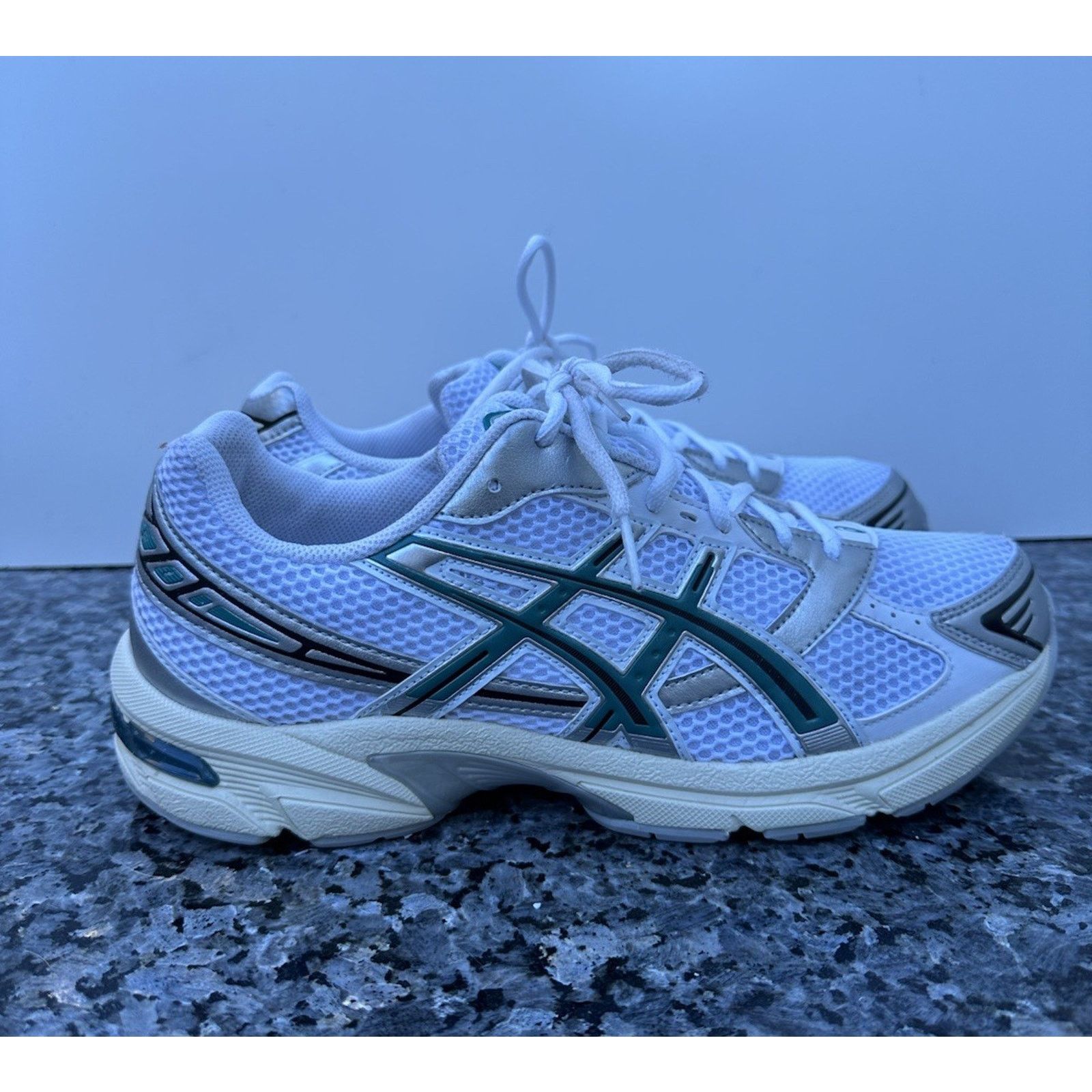 Asics Gel 1130 'White Rainy Lake' Sneakers Men’s Size 9.5