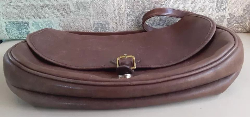 Ardene Unisex Leather Shoulder Messenger Bag Swaine Adeney London Size ONE SIZE - 6 Thumbnail